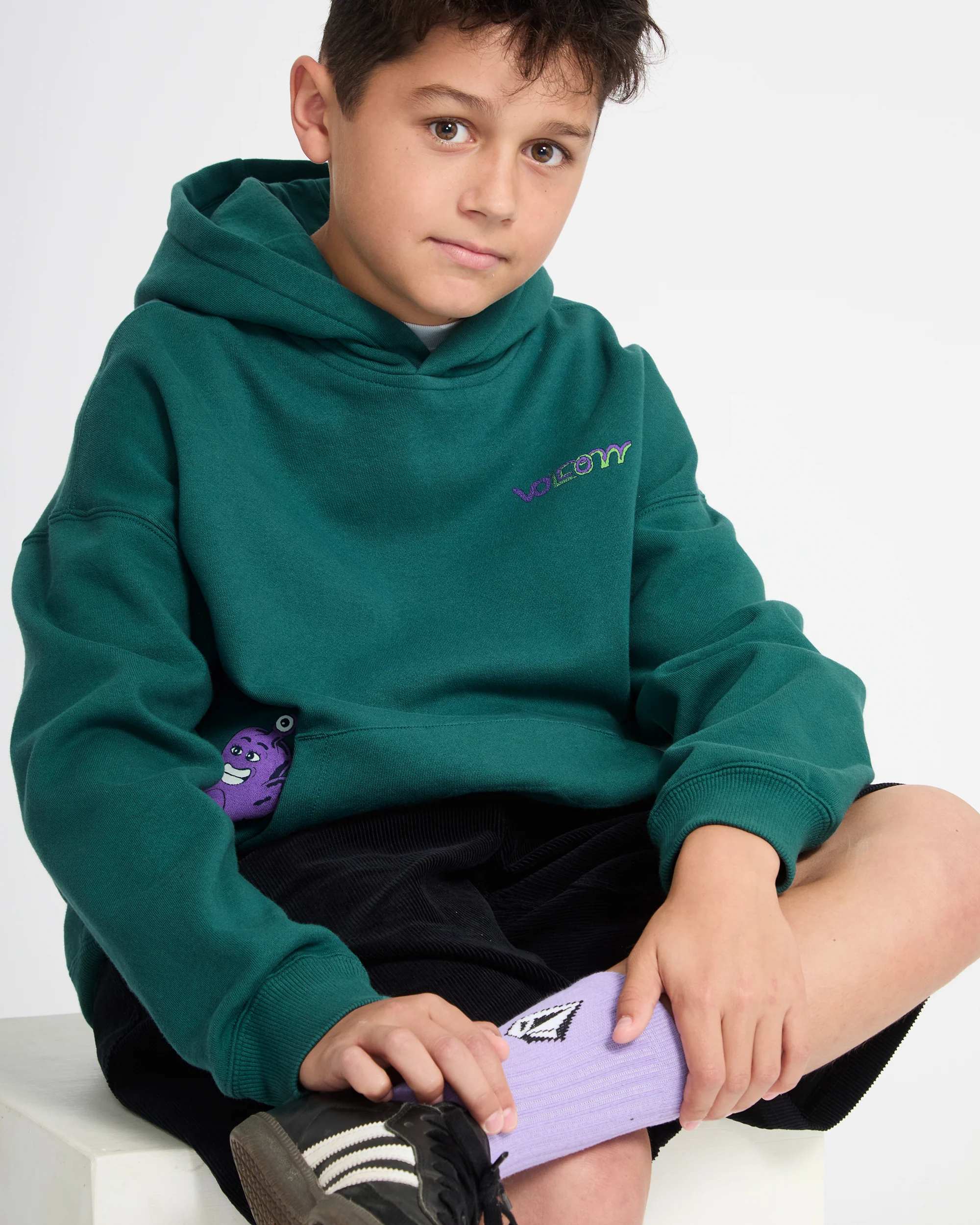 Ben Sanair Hoodie - Rifle Green - (KIDS) - Image 3