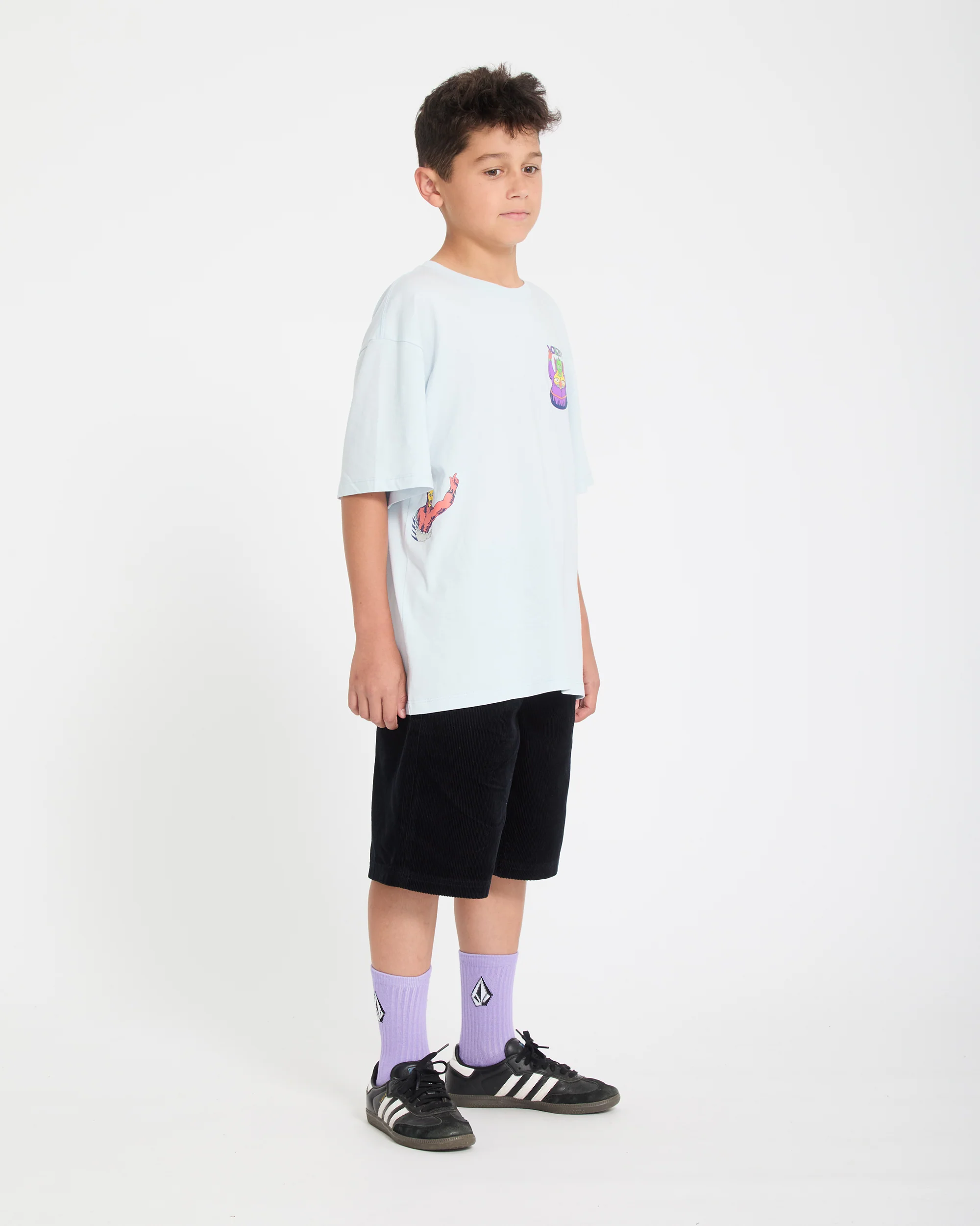 Ben Sanair 1 T-Shirt - Light Blue Acid - (KIDS) - Image 12