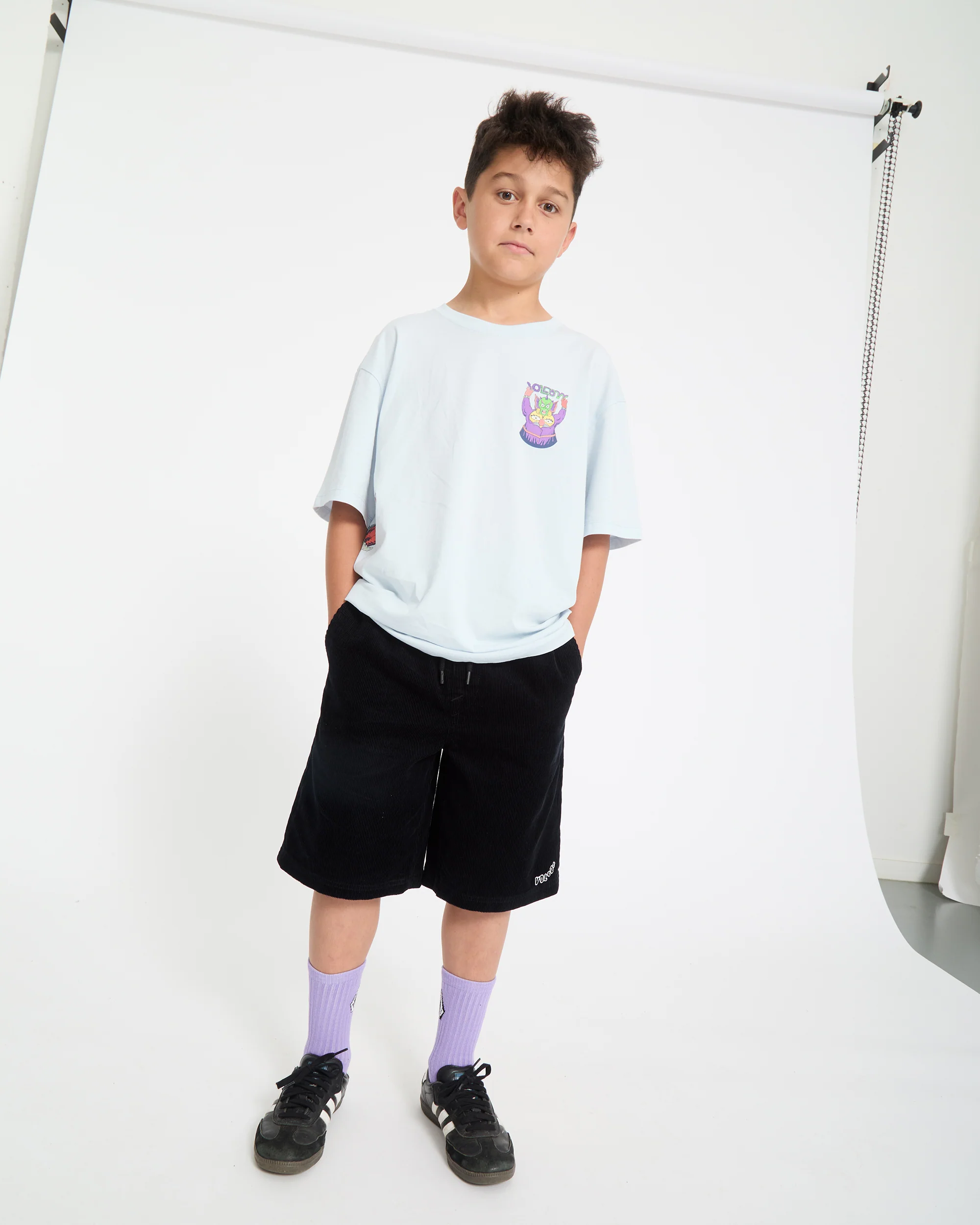 Ben Sanair 1 T-Shirt - Light Blue Acid - (KIDS) - Image 13