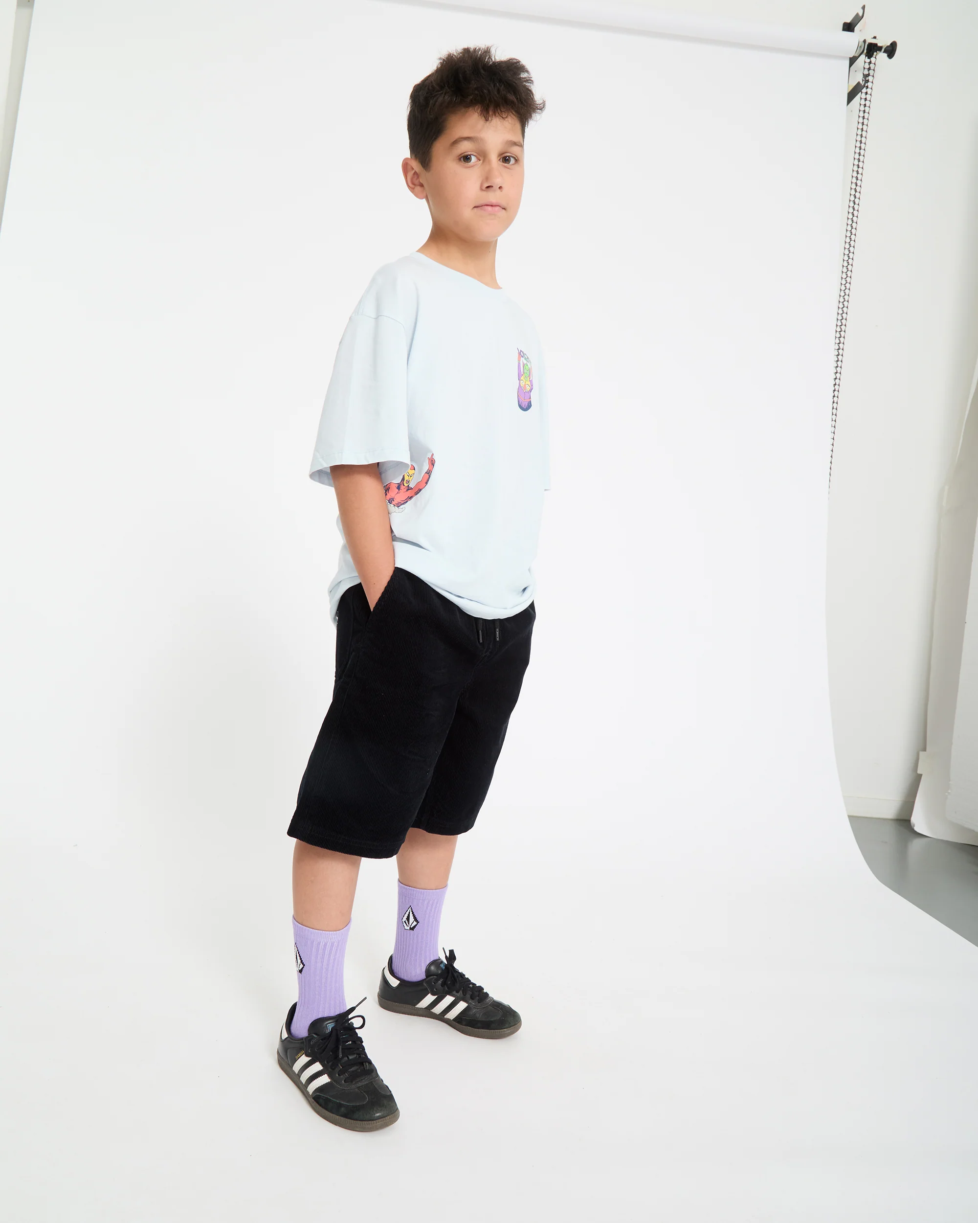 Ben Sanair 1 T-Shirt - Light Blue Acid - (KIDS) - Image 14