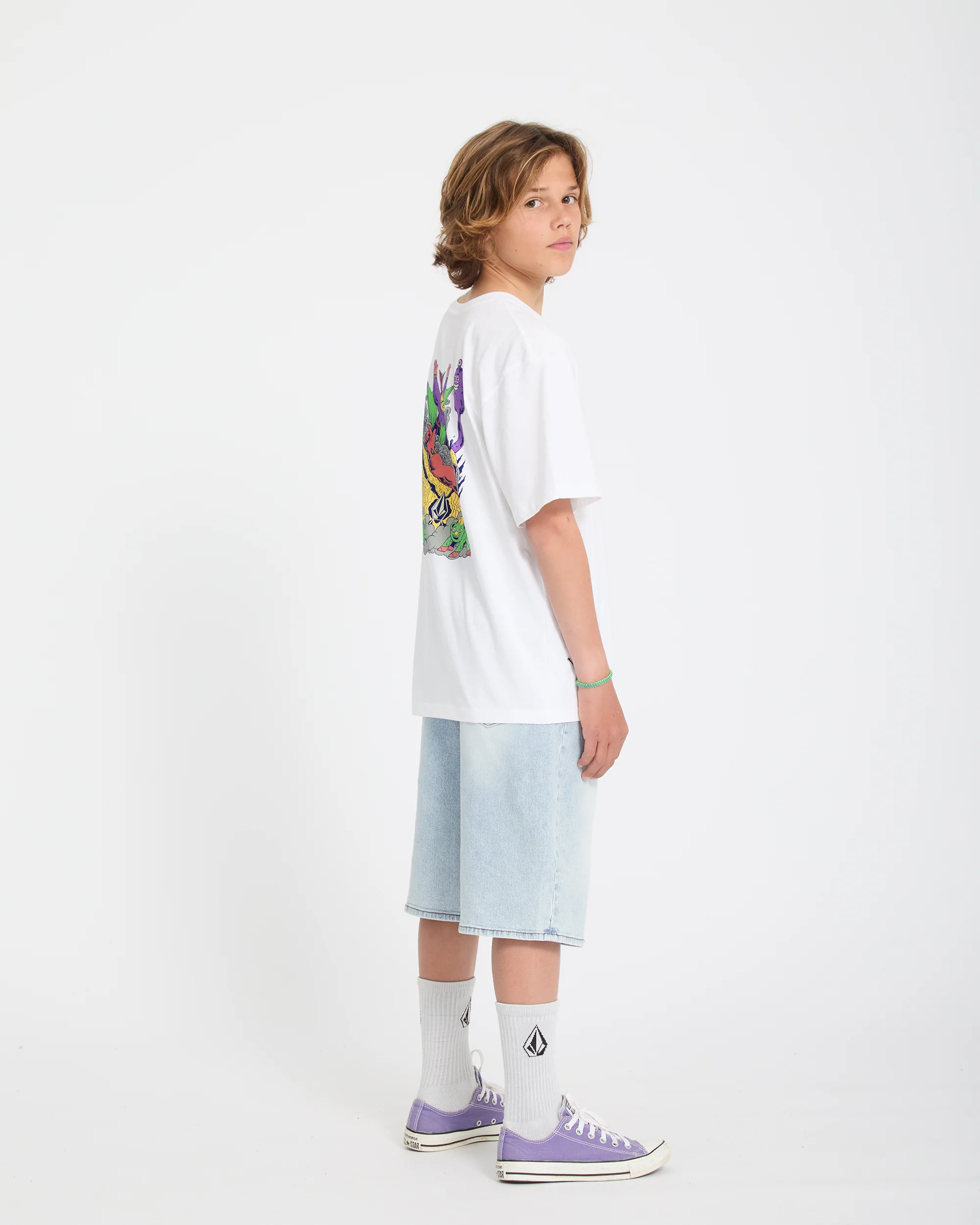 Ben Sanair 2 T-Shirt - White - (KIDS) - Image 5