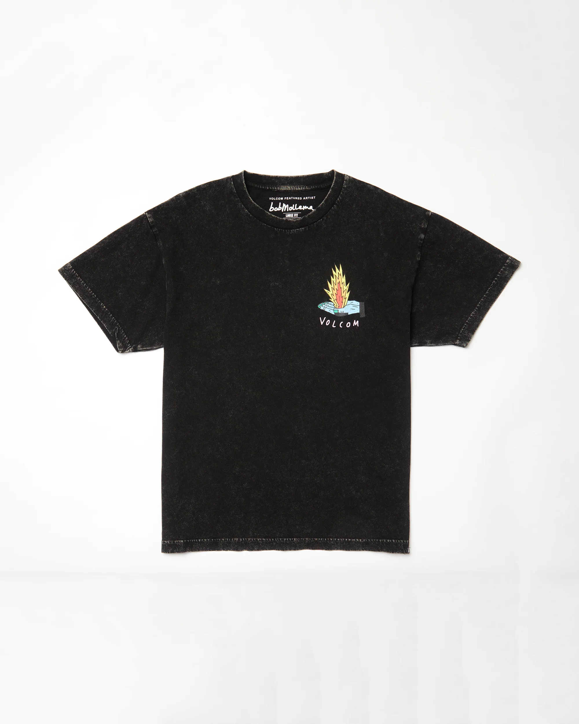 Bob Mollema 1 T-shirt - LIGHT ACID BLACK - Image 12