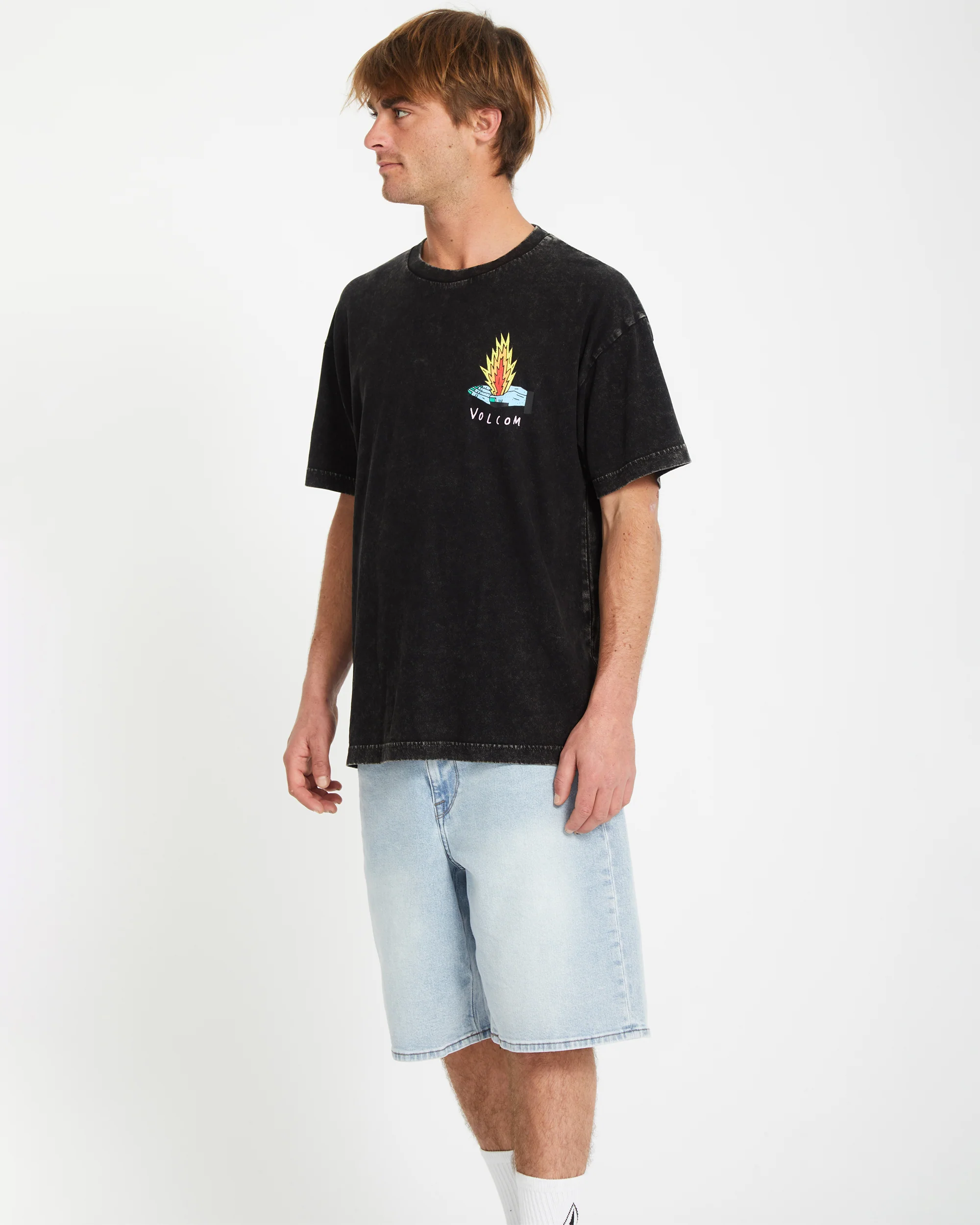 Bob Mollema 1 T-shirt - LIGHT ACID BLACK - Image 4