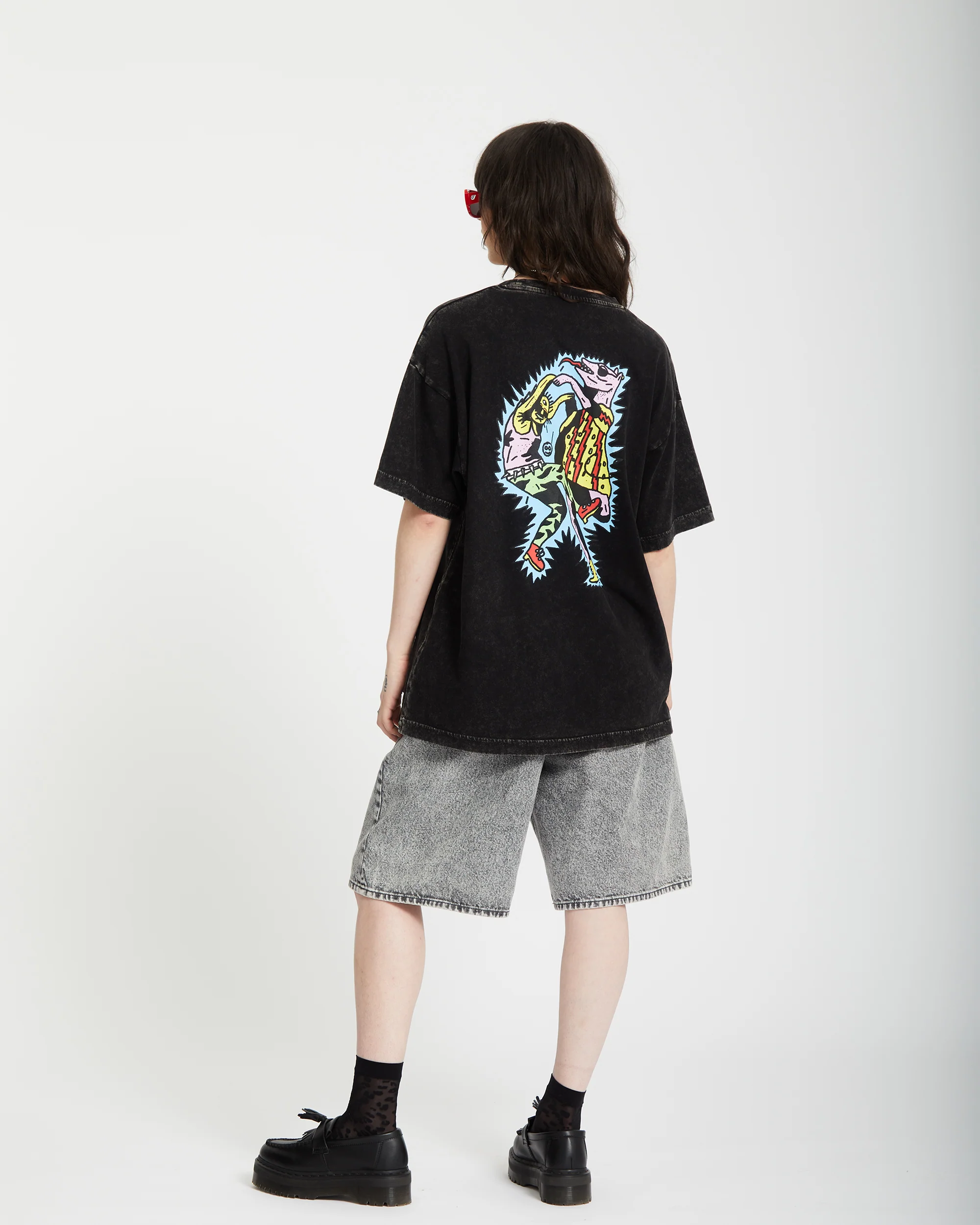 Bob Mollema 1 T-shirt - LIGHT ACID BLACK - Image 5