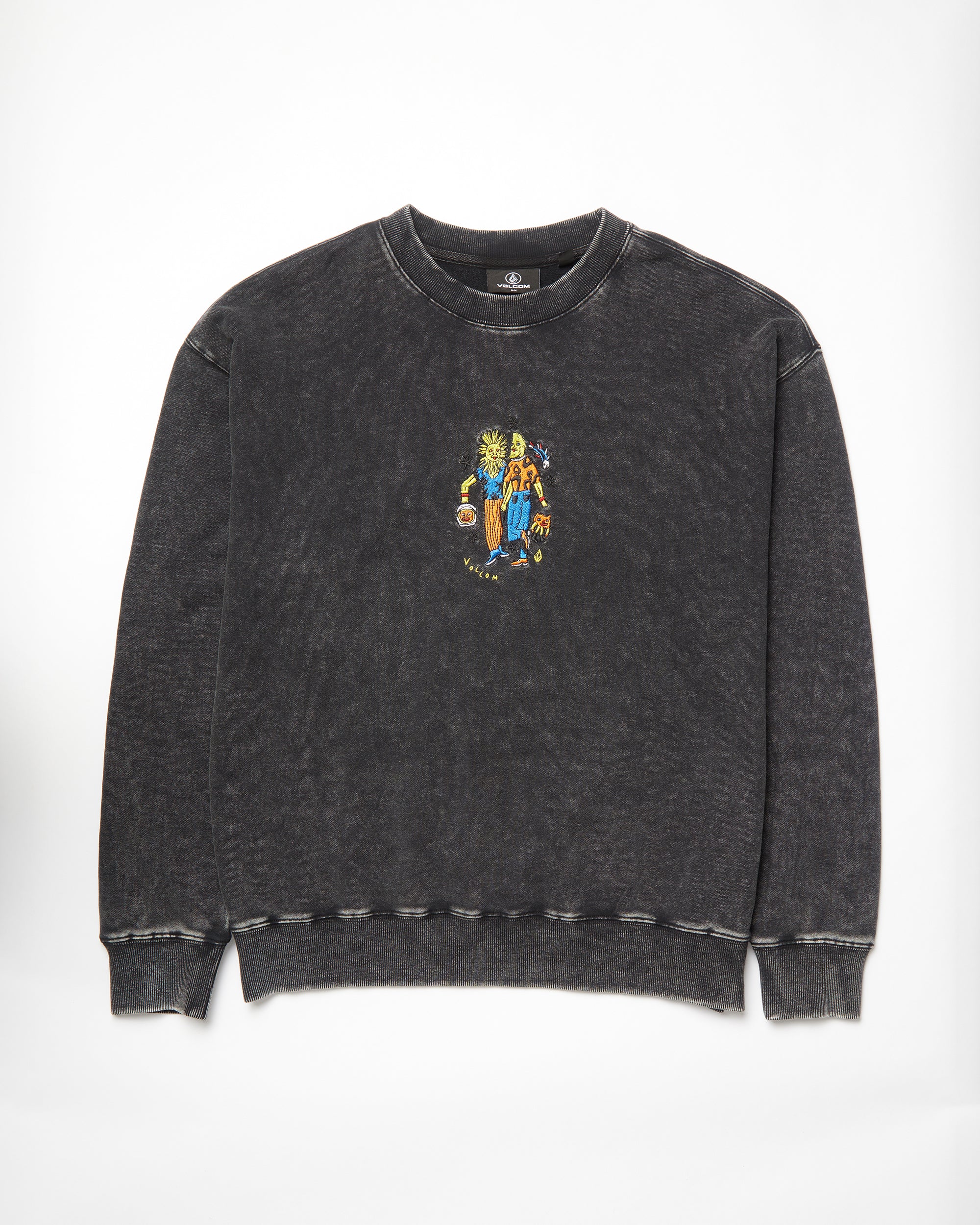 Bob Mollema Sweatshirt - LIGHT ACID BLACK - Image 10