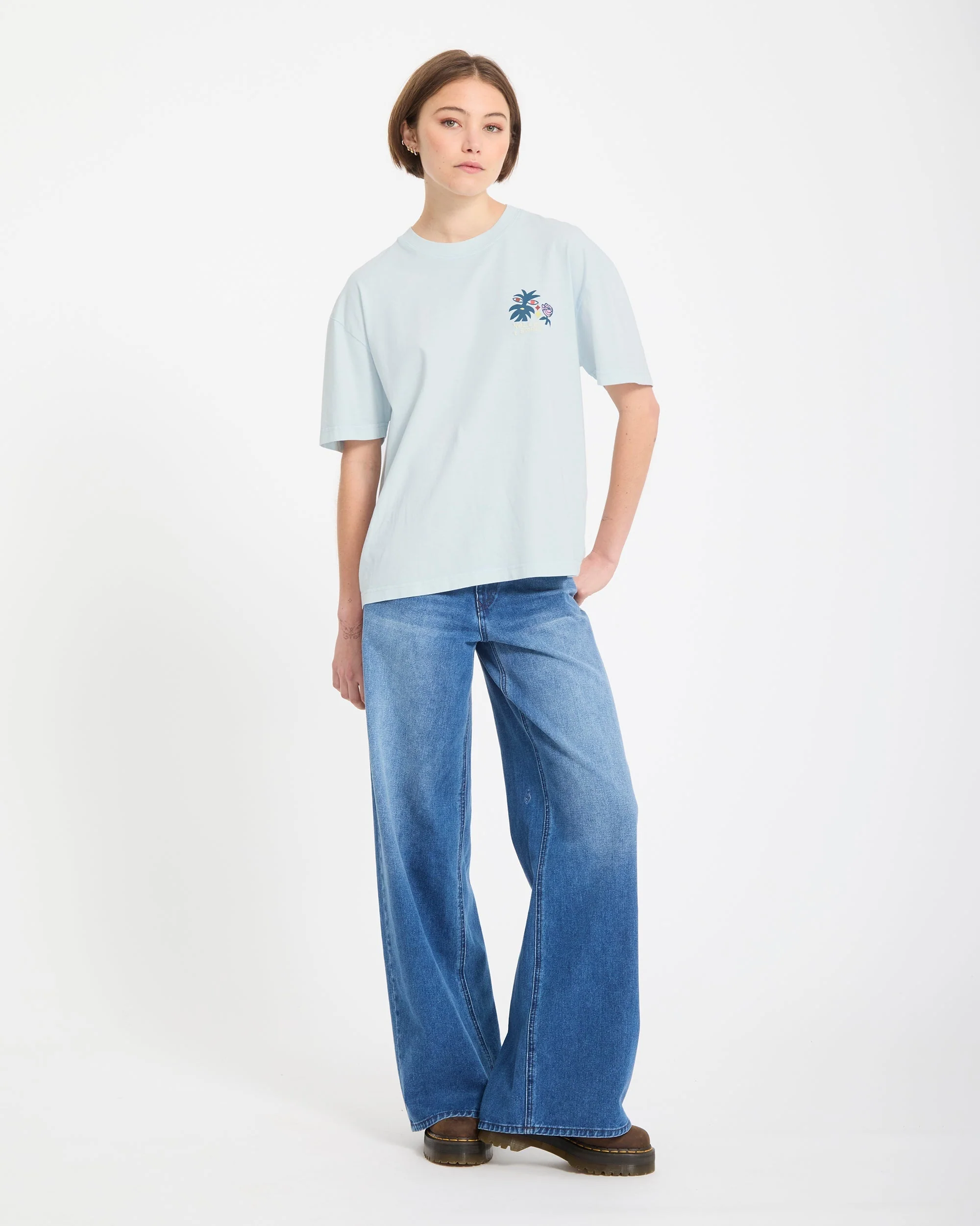 Bruno Lucas 2 T-Shirt - Light Blue Acid - Image 9