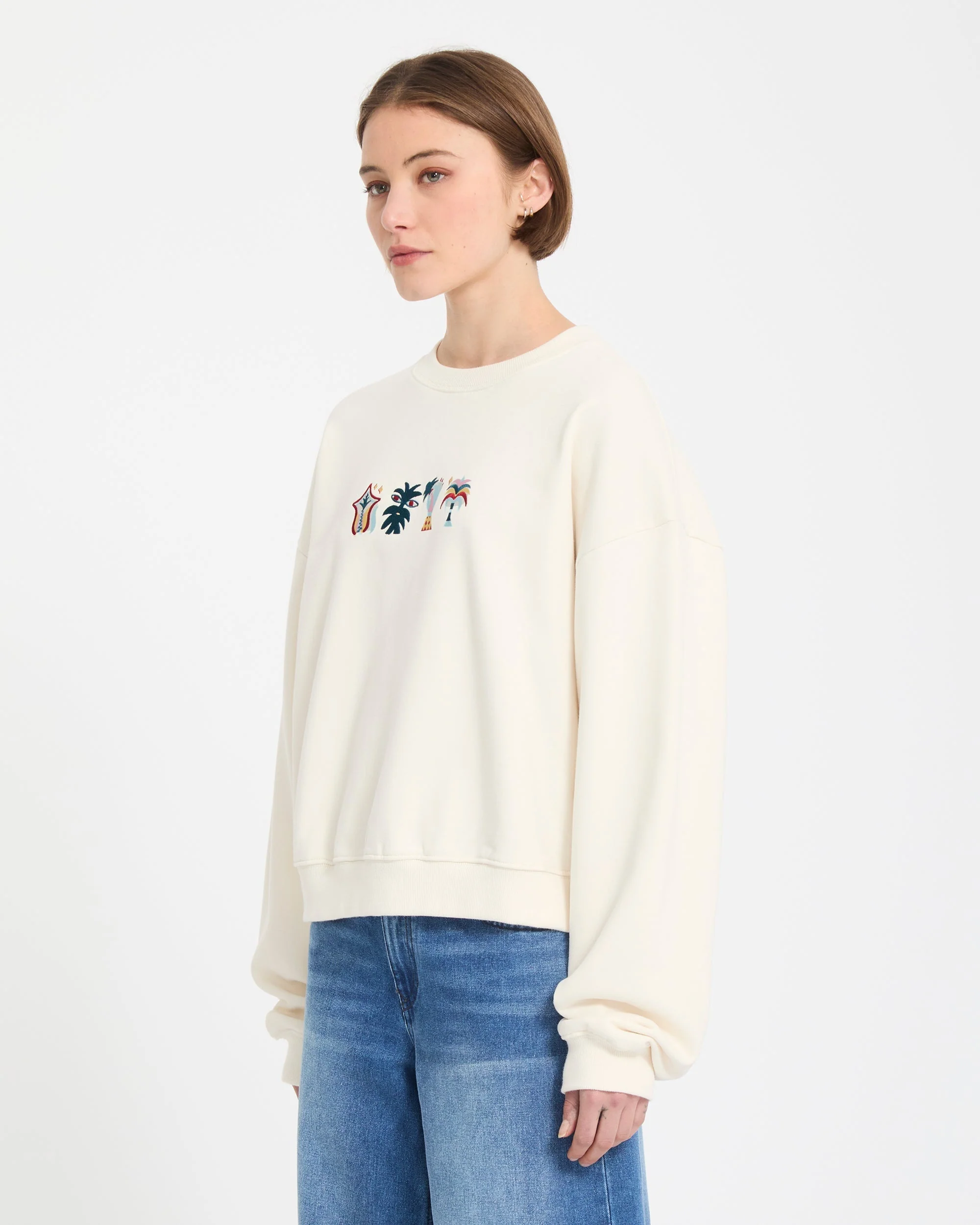 Bruno Lucas Sweatshirt - Off White - Image 6