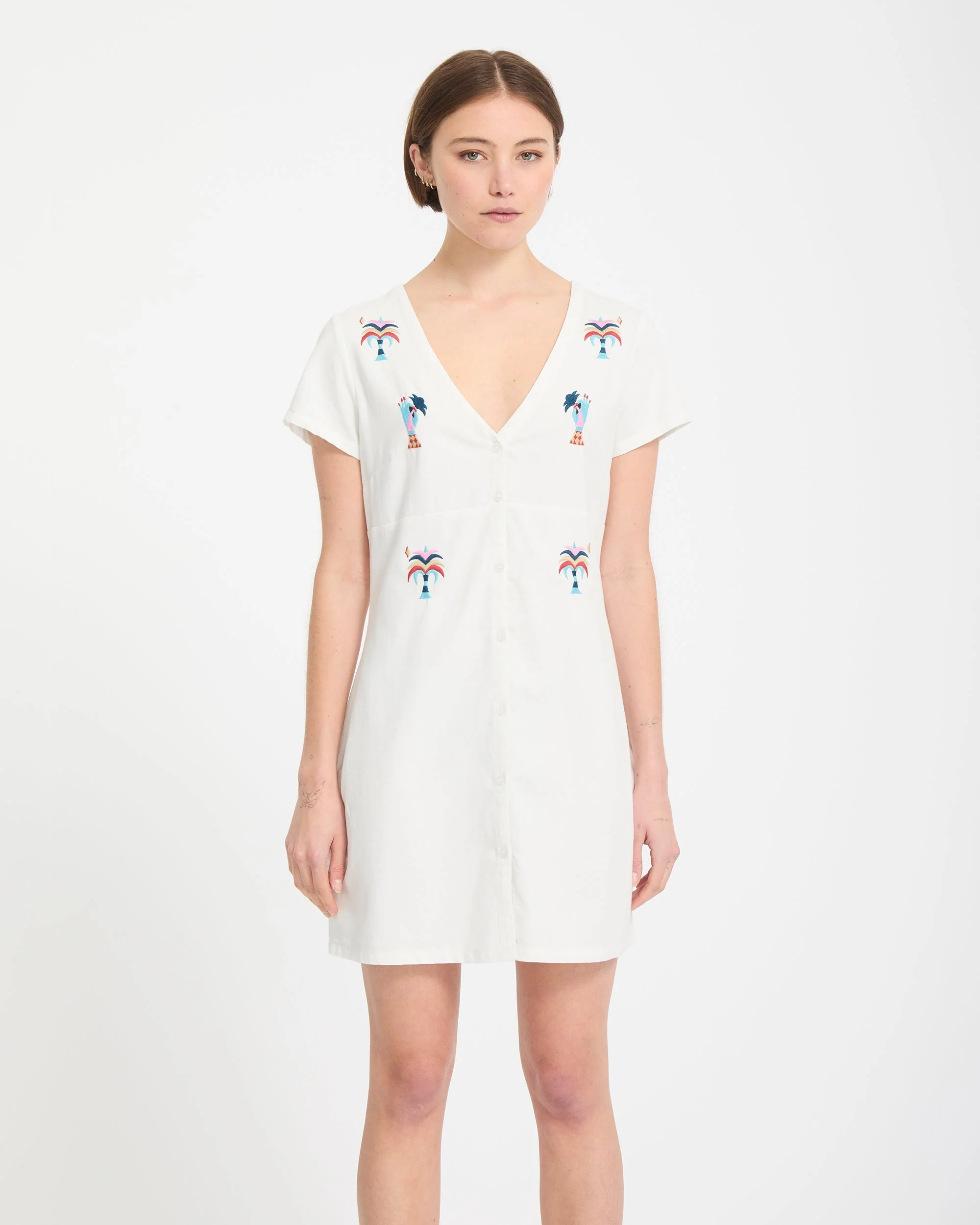 Bruno Lucas Shirt Dress - Off White - Image 3