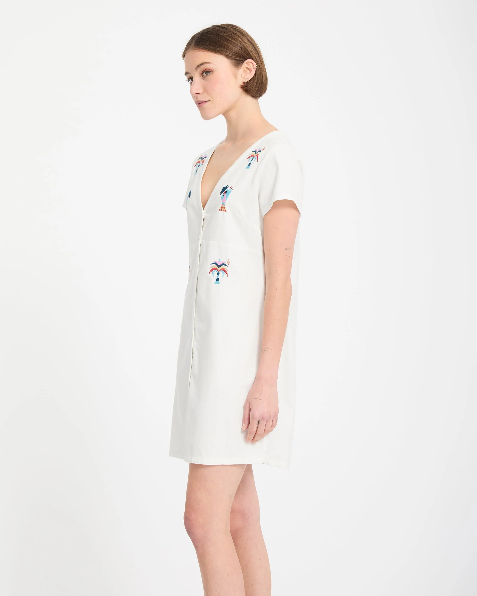 Bruno Lucas Shirt Dress - Off White - Image 6