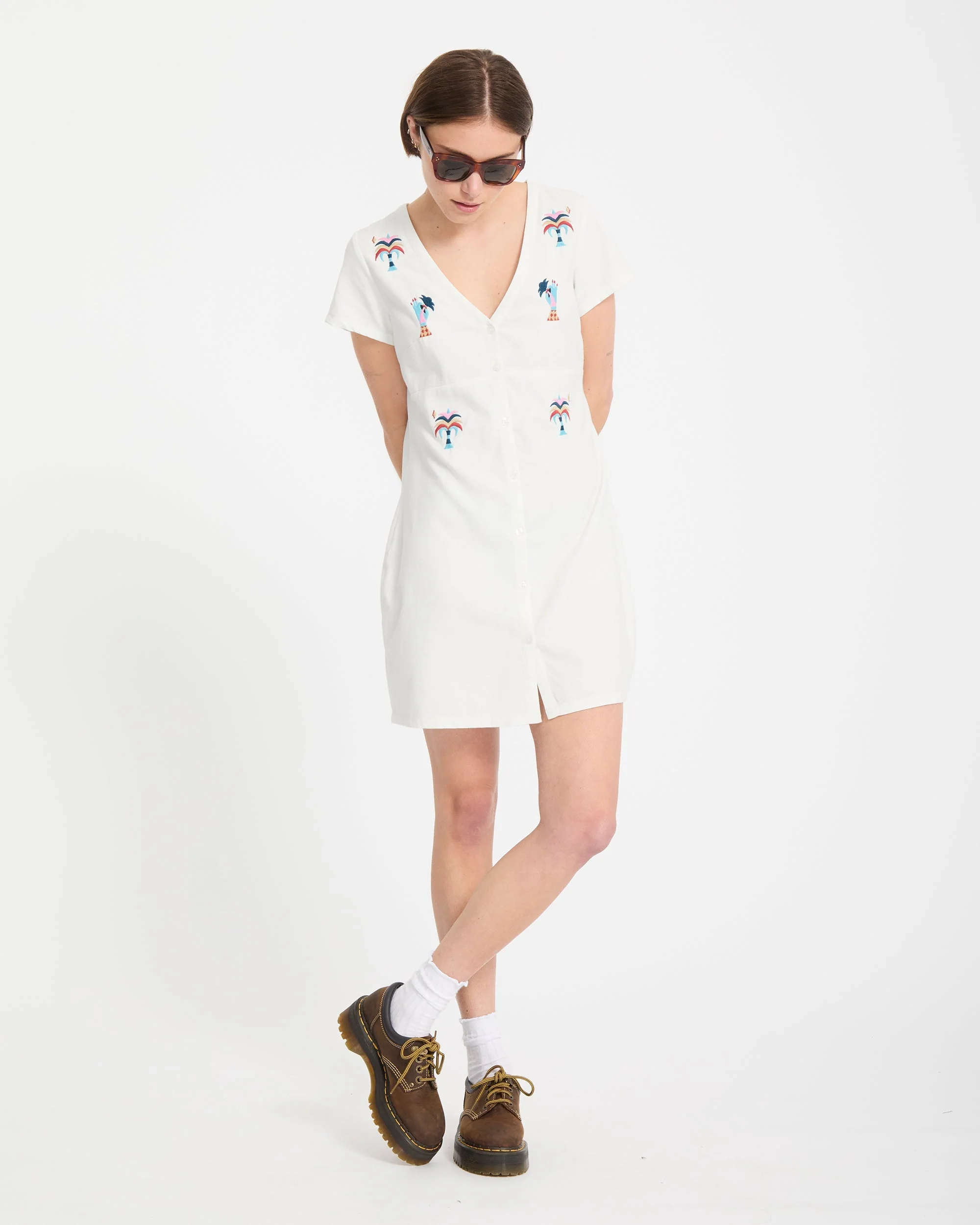 Bruno Lucas Shirt Dress - Off White - Image 8
