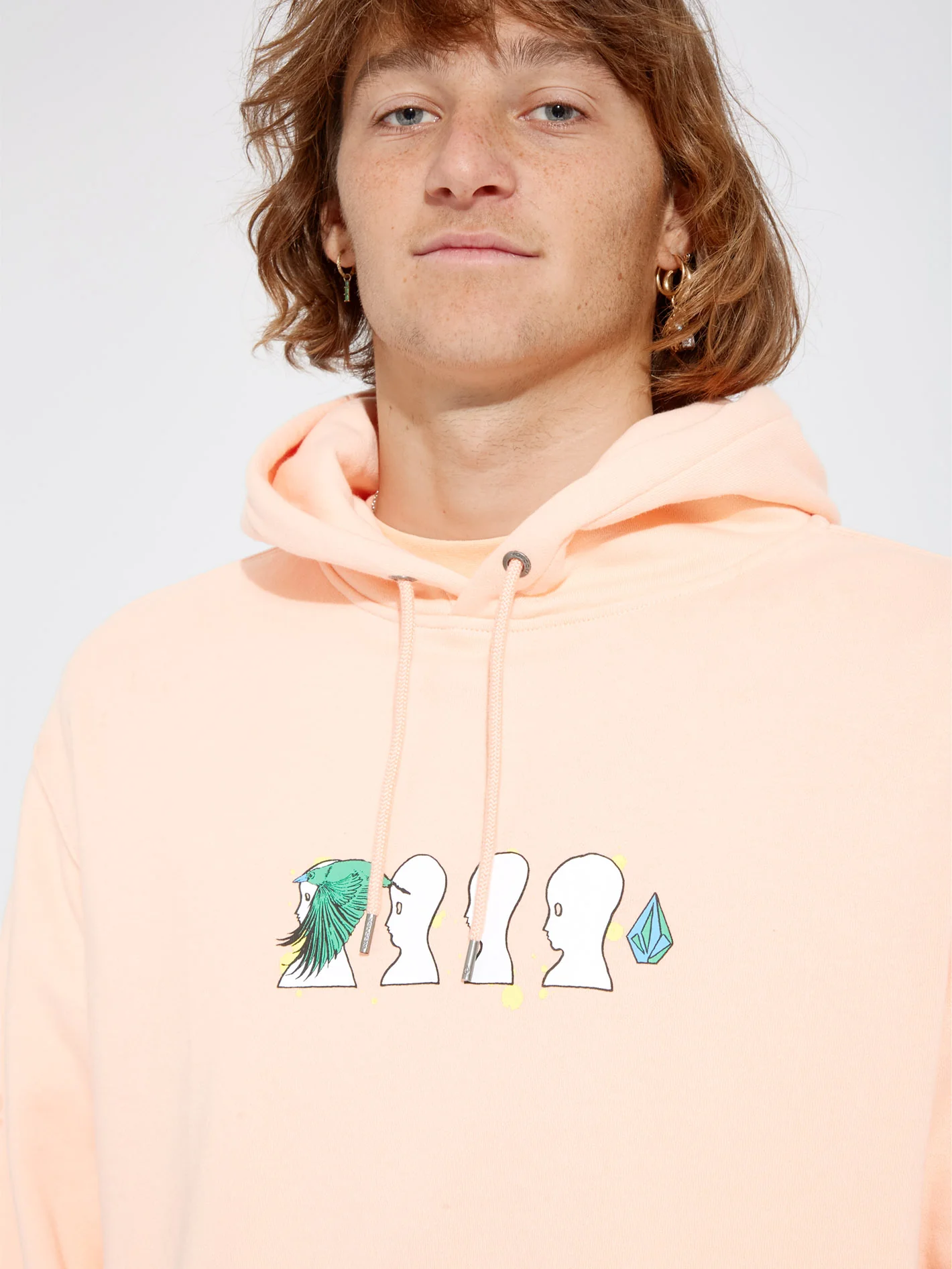 Ed Merlin Murray Hoodie - PEACH BUD - Image 2