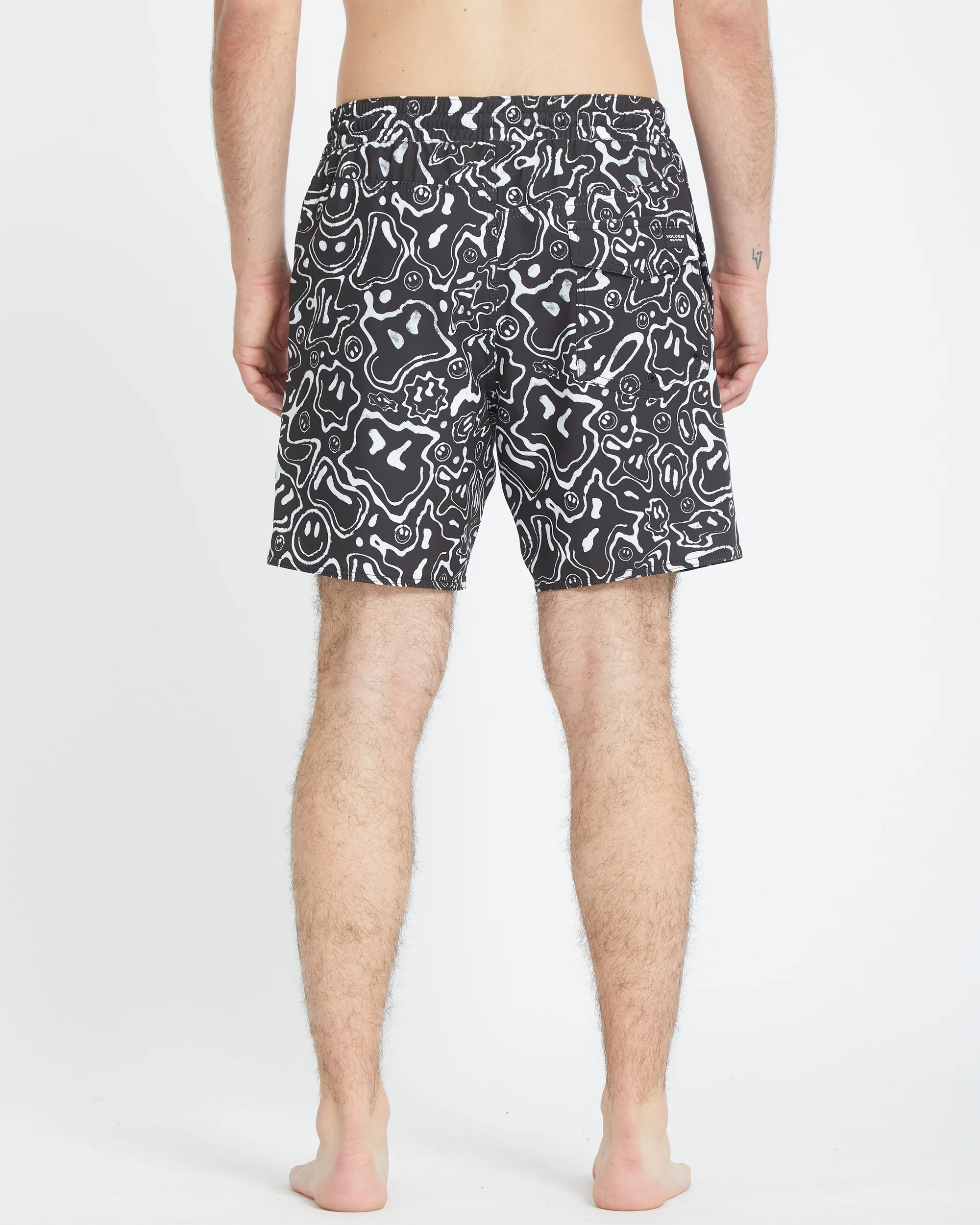 Filip Rygalski Smile Trunk 17" Boardshort - BLACK - Image 2