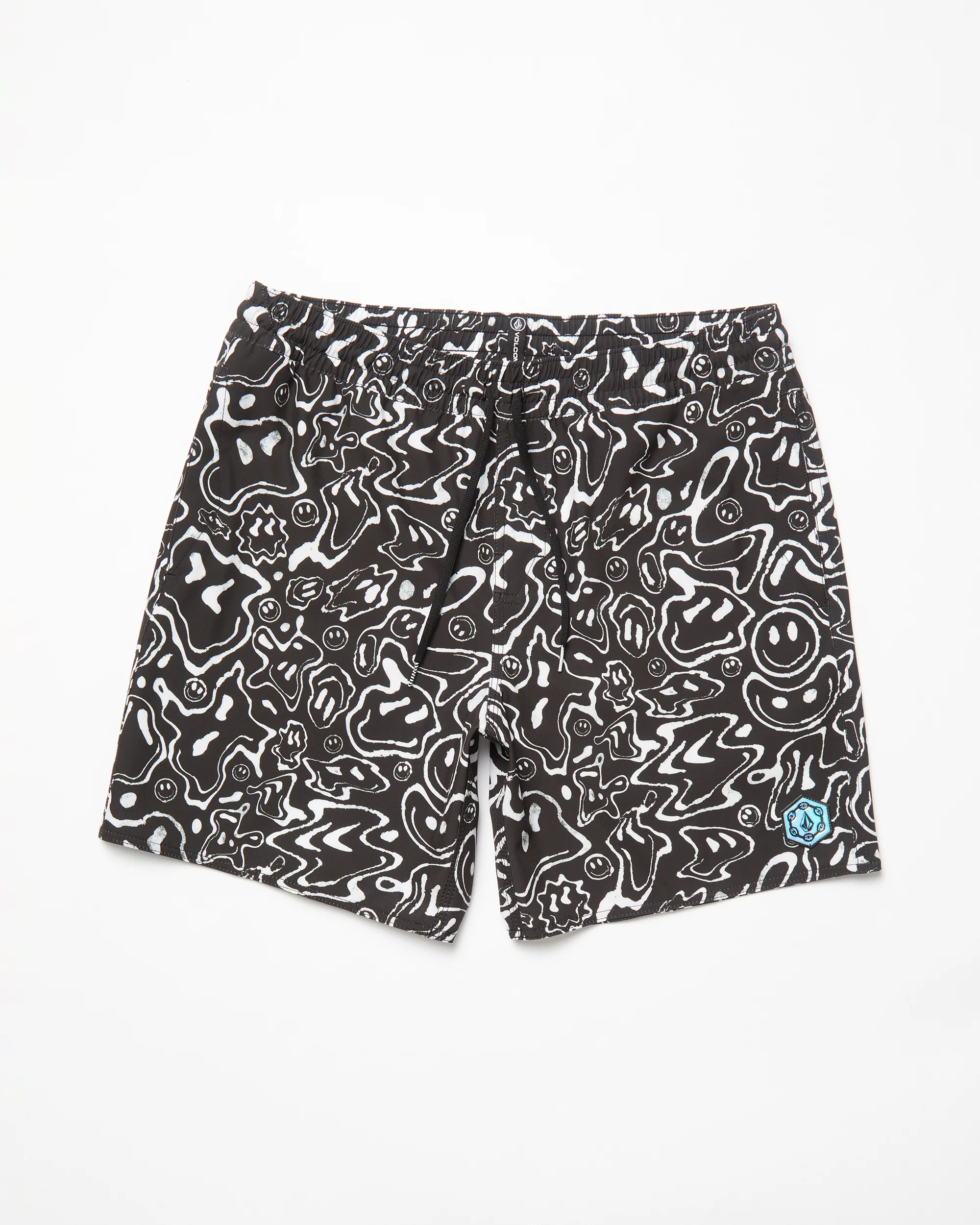 Filip Rygalski Smile Trunk 17" Boardshort - BLACK - Image 7