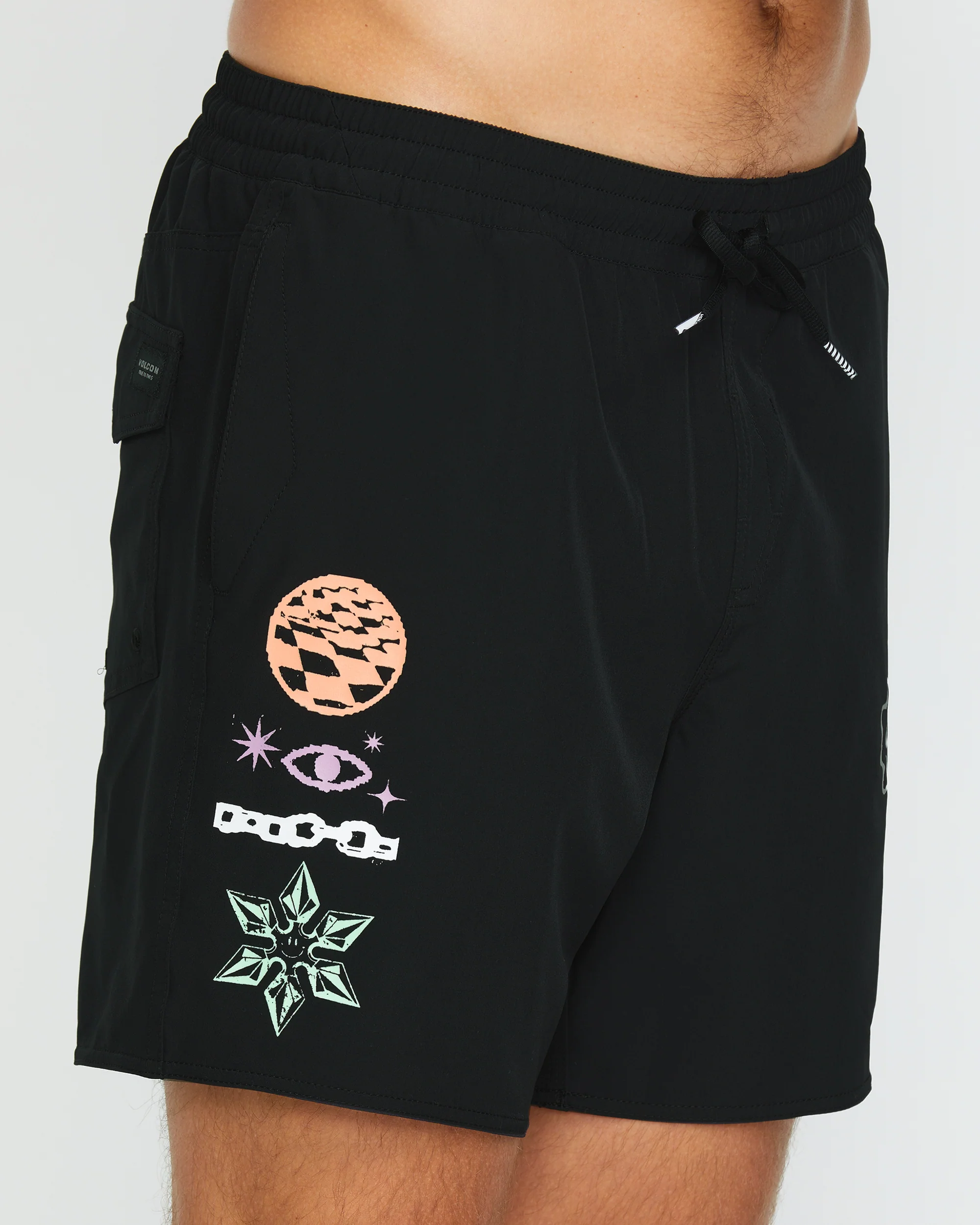 Filip Rygalski Trunk 17" Boardshort - BLACK - Image 4
