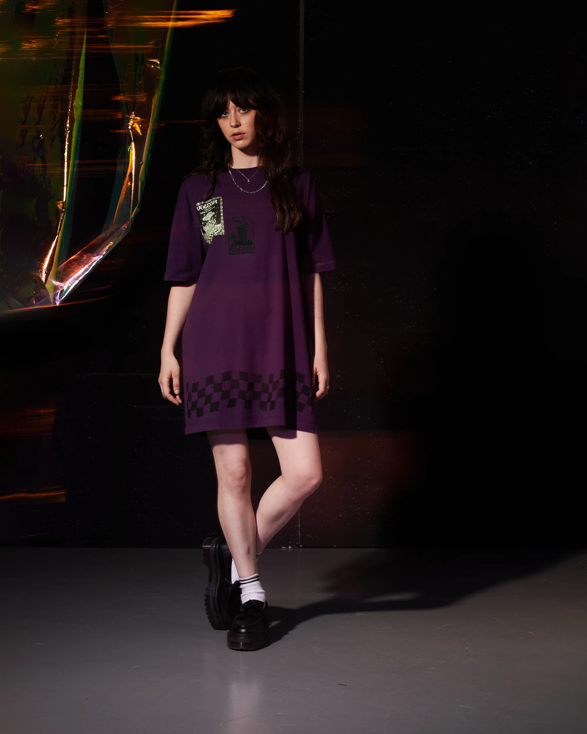 Filip Rygalski Tee Dress - GRAPE ROYALE - Image 4