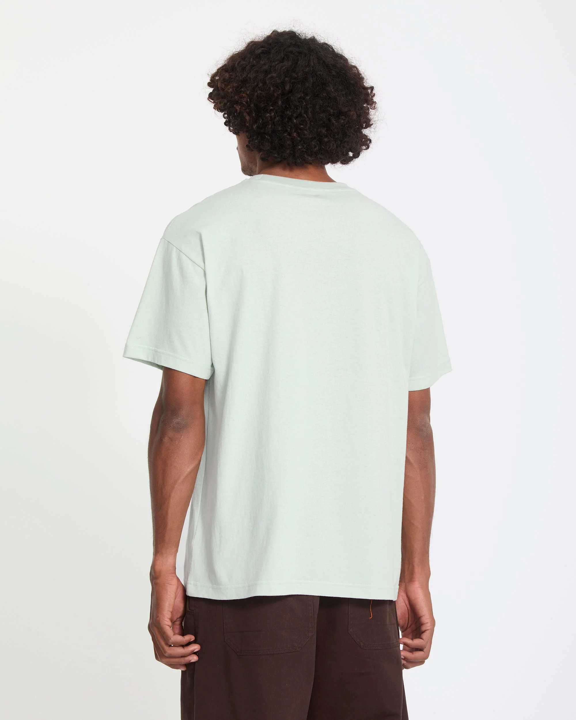 Issam Auptel T-Shirt - Pale Aqua - Image 2