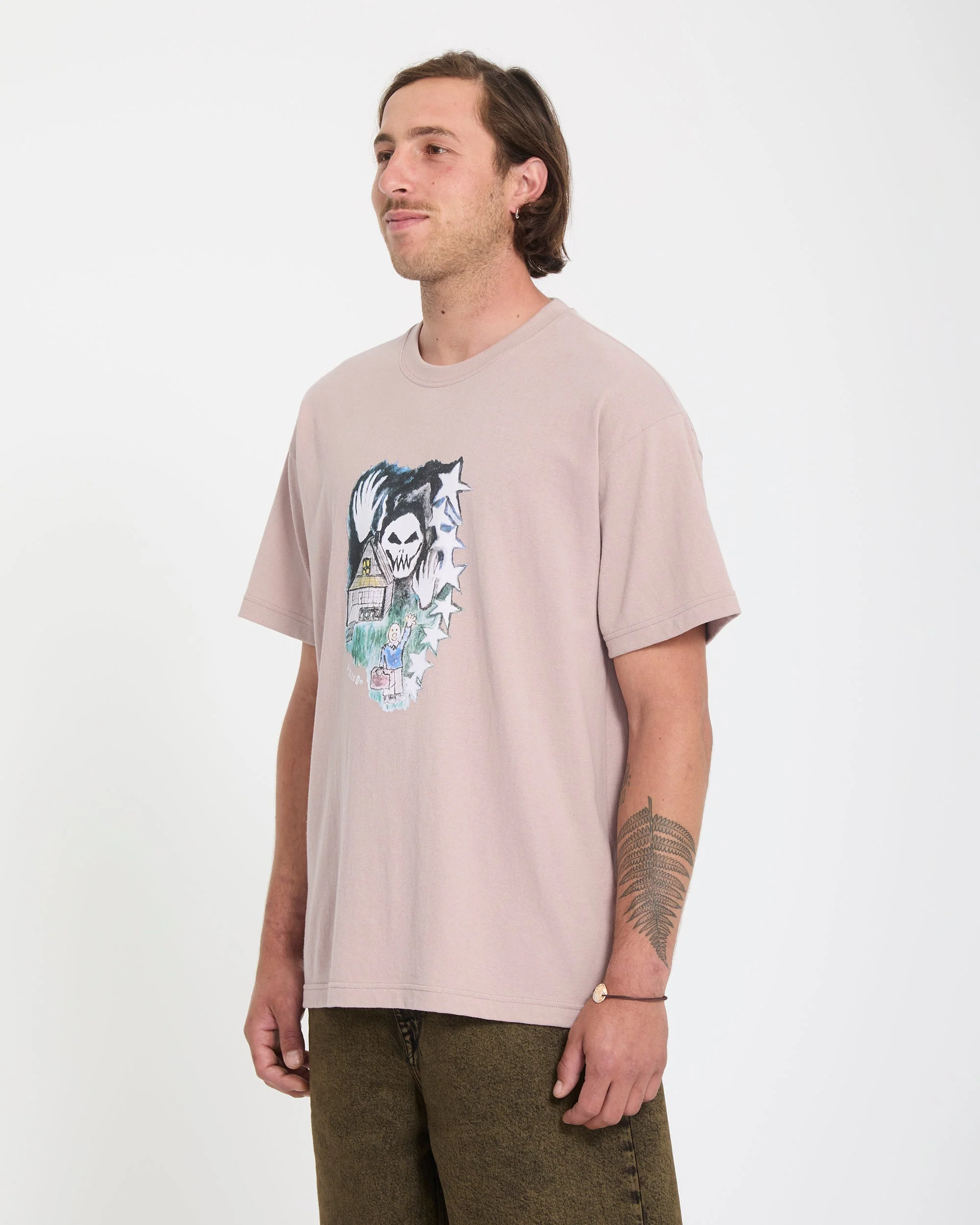 Issam Auptel T-Shirt - Bark Brown - Image 3