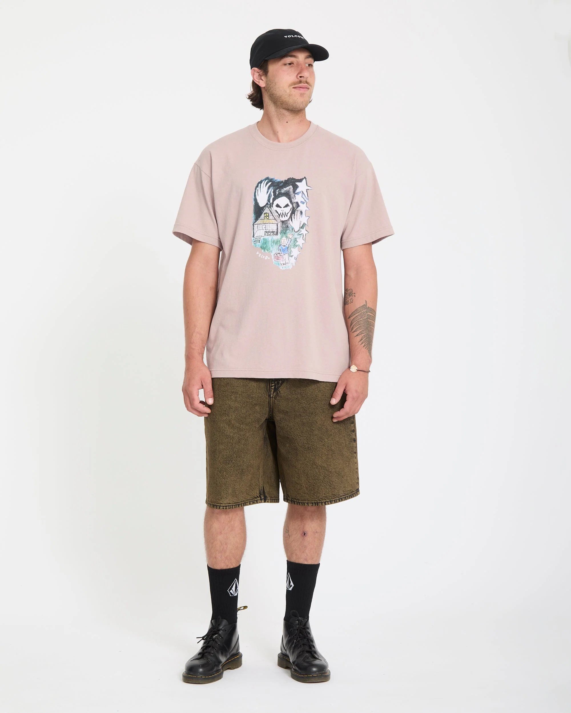 Issam Auptel T-Shirt - Bark Brown - Image 6