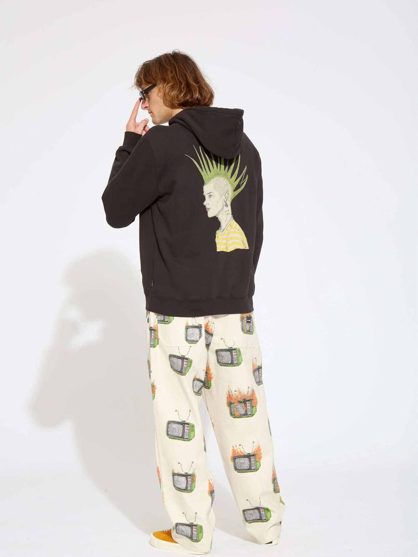 Justin Hager Hoodie - BLACK - Image 9
