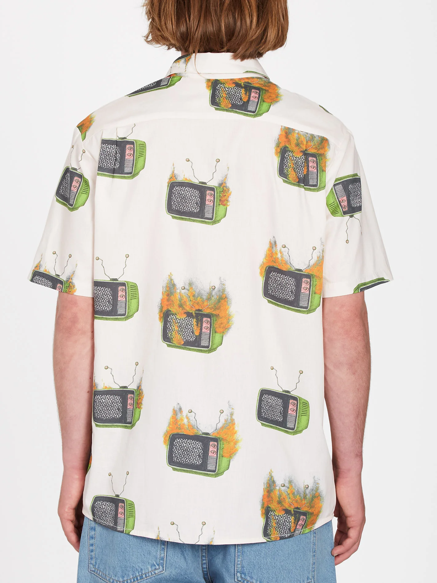 Justin Hager Woven Shirt - WHITECAP GREY - Image 5