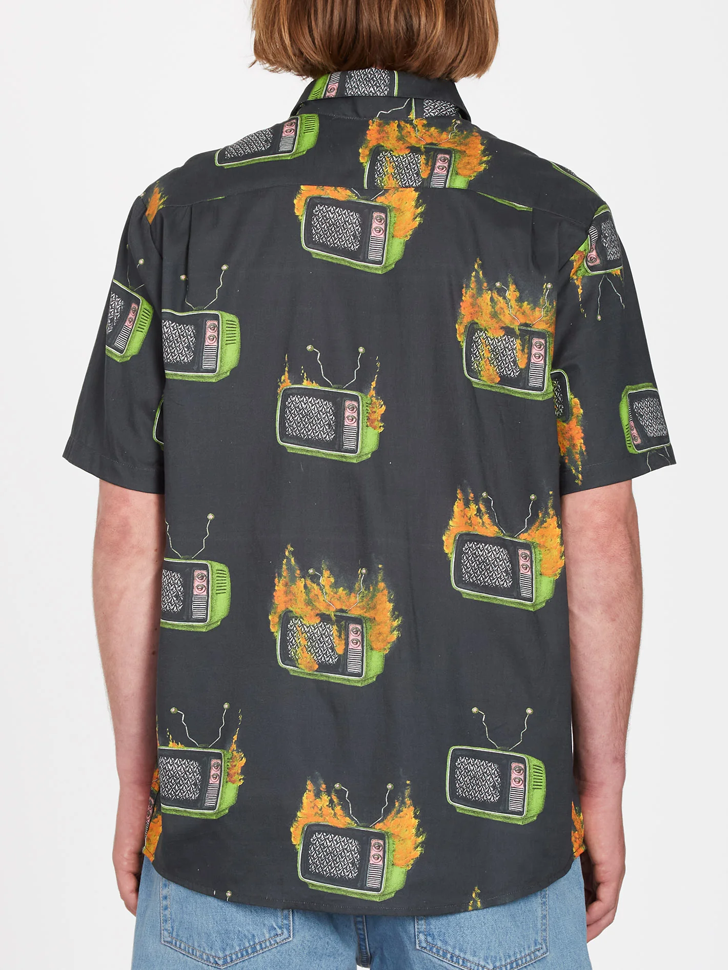 Justin Hager Woven Shirt - BLACK - Image 4