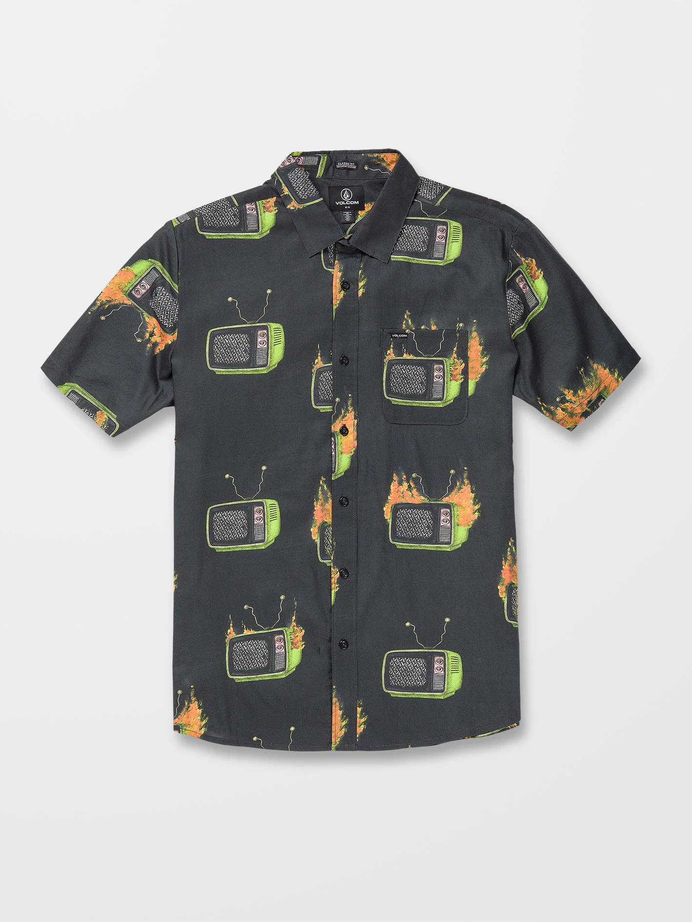 Justin Hager Woven Shirt - BLACK - Image 5