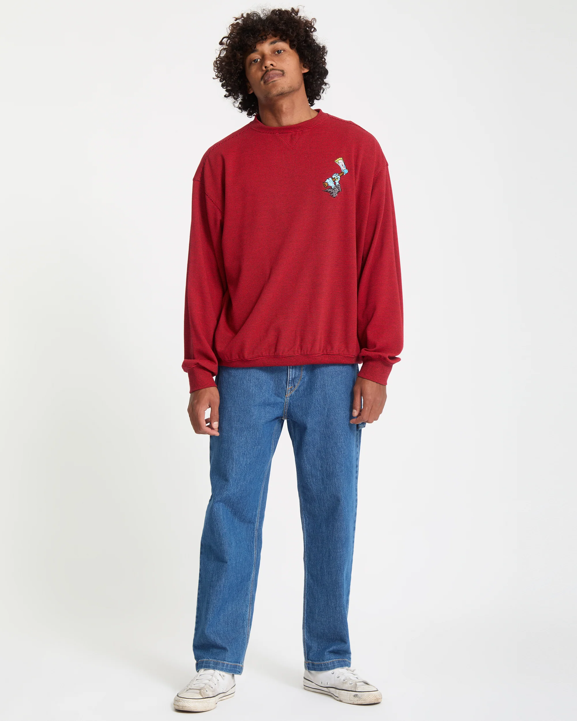 J.J. Villard Sweatshirt - Lifeguard Red - Image 6