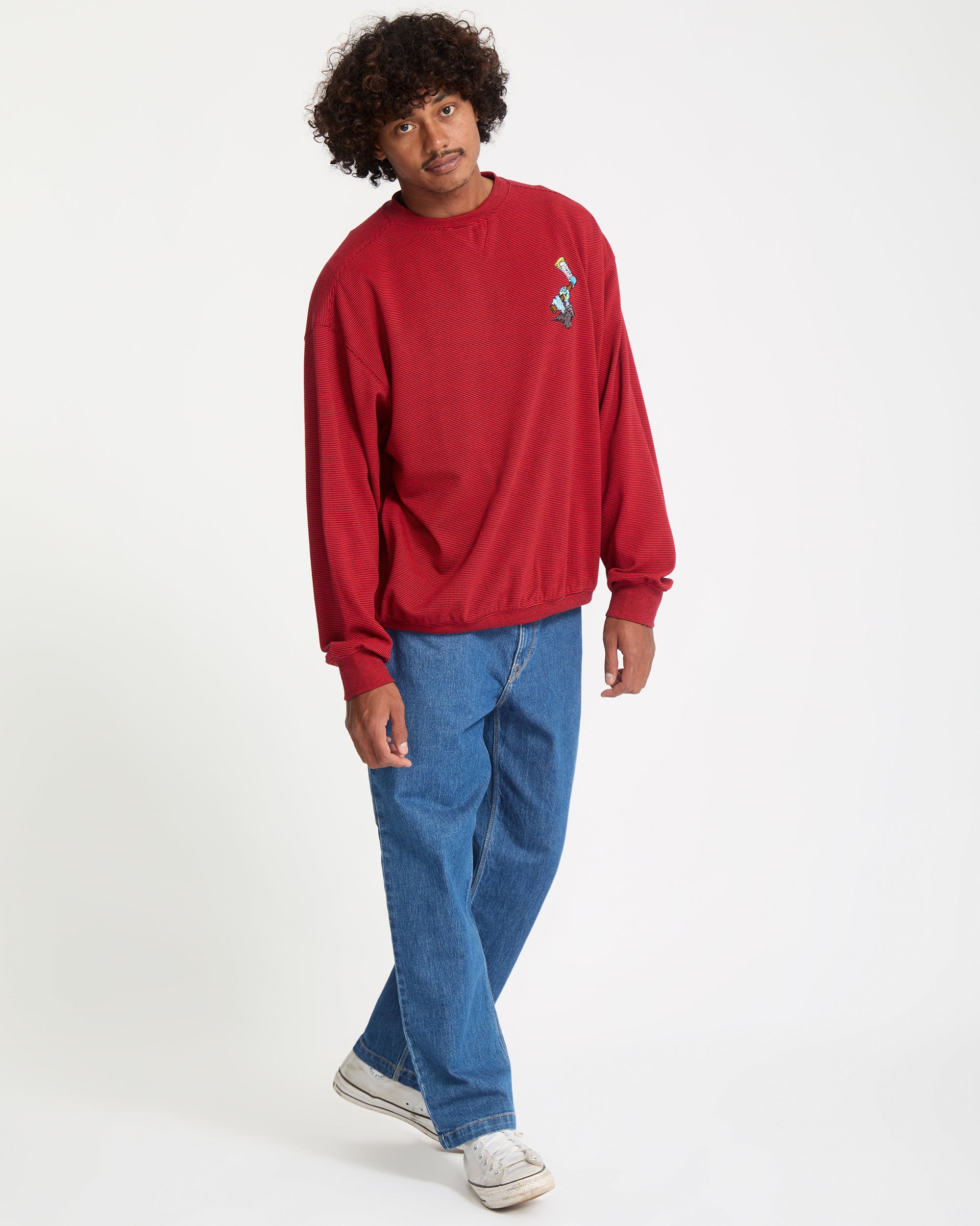 J.J. Villard Sweatshirt - Lifeguard Red - Image 9