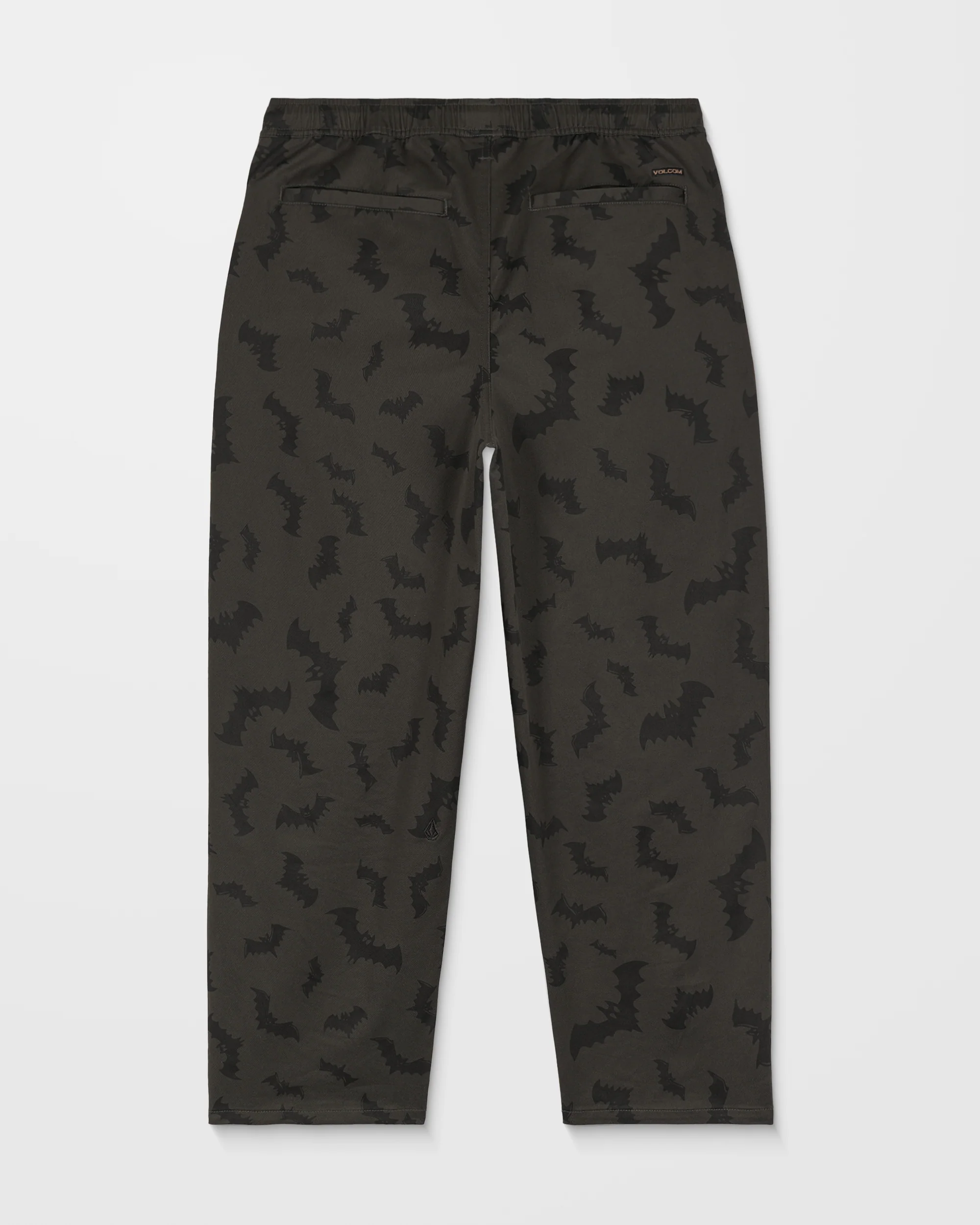 J.J. Villard Elasticated Waist Trousers - Rinsed Black - Image 7
