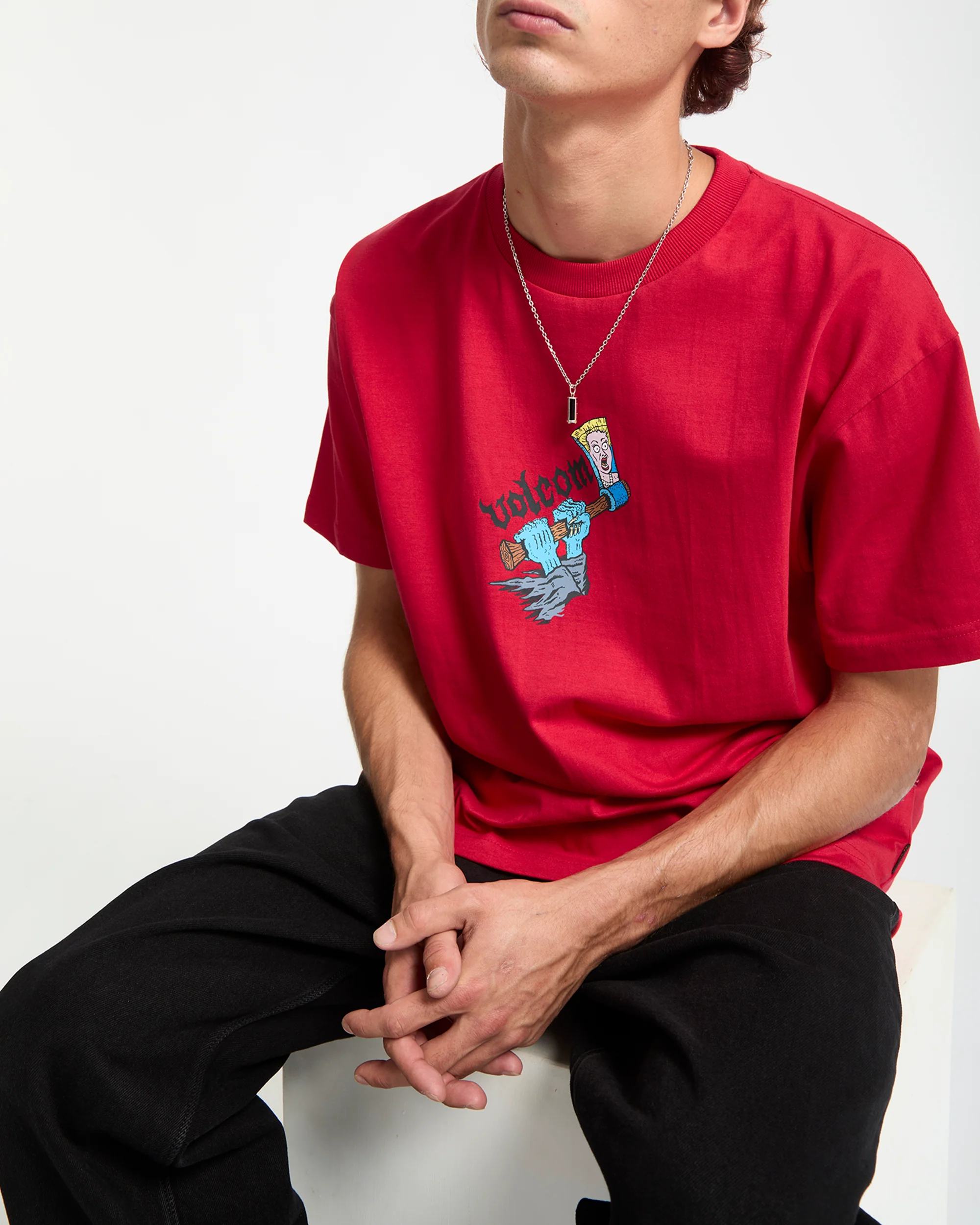 J.J. Villard T-Shirt 3 - Lifeguard Red - Image 6