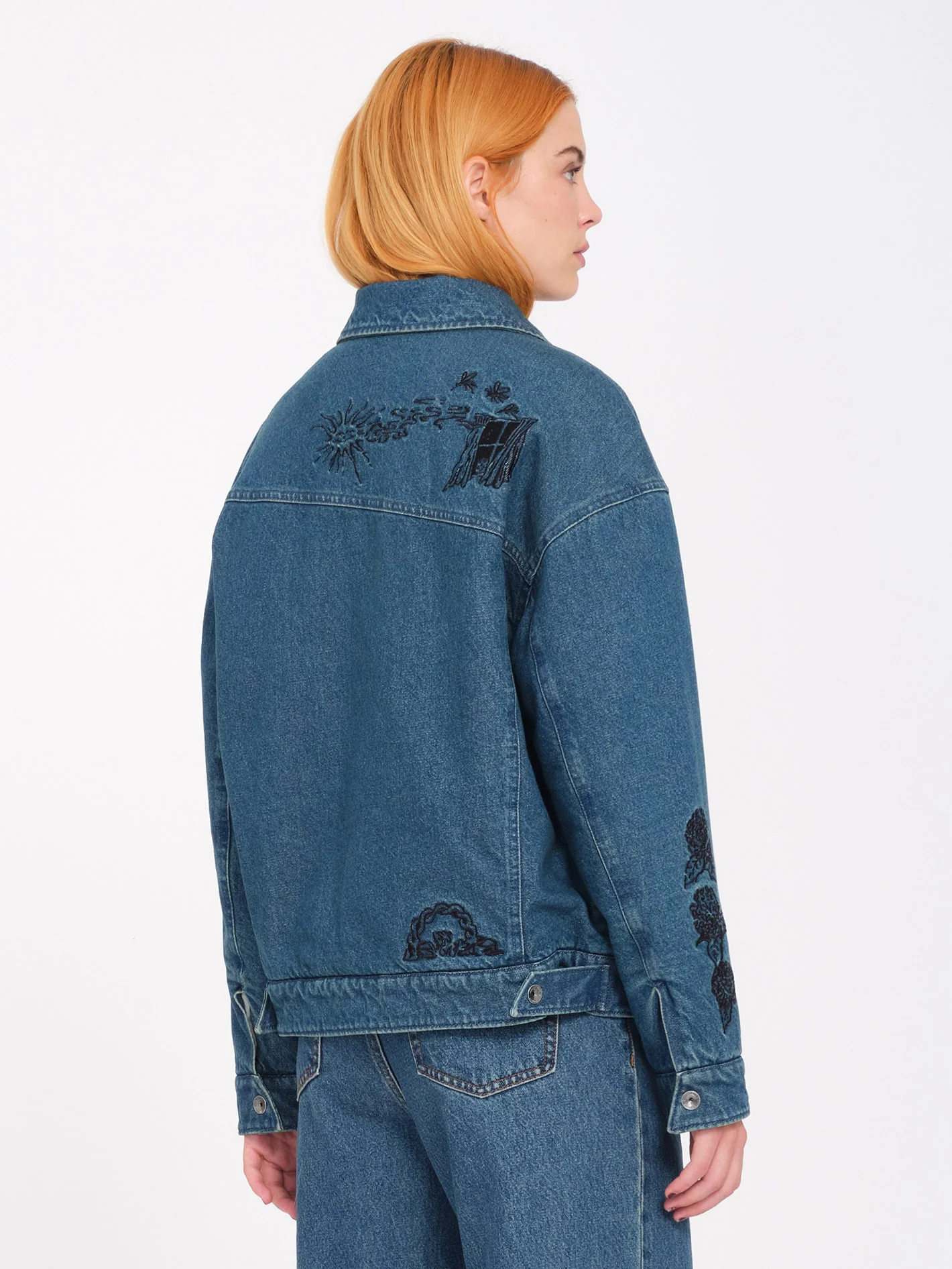 Keutchi Denim Jacket - Vintage Marbled Indigo - Image 2
