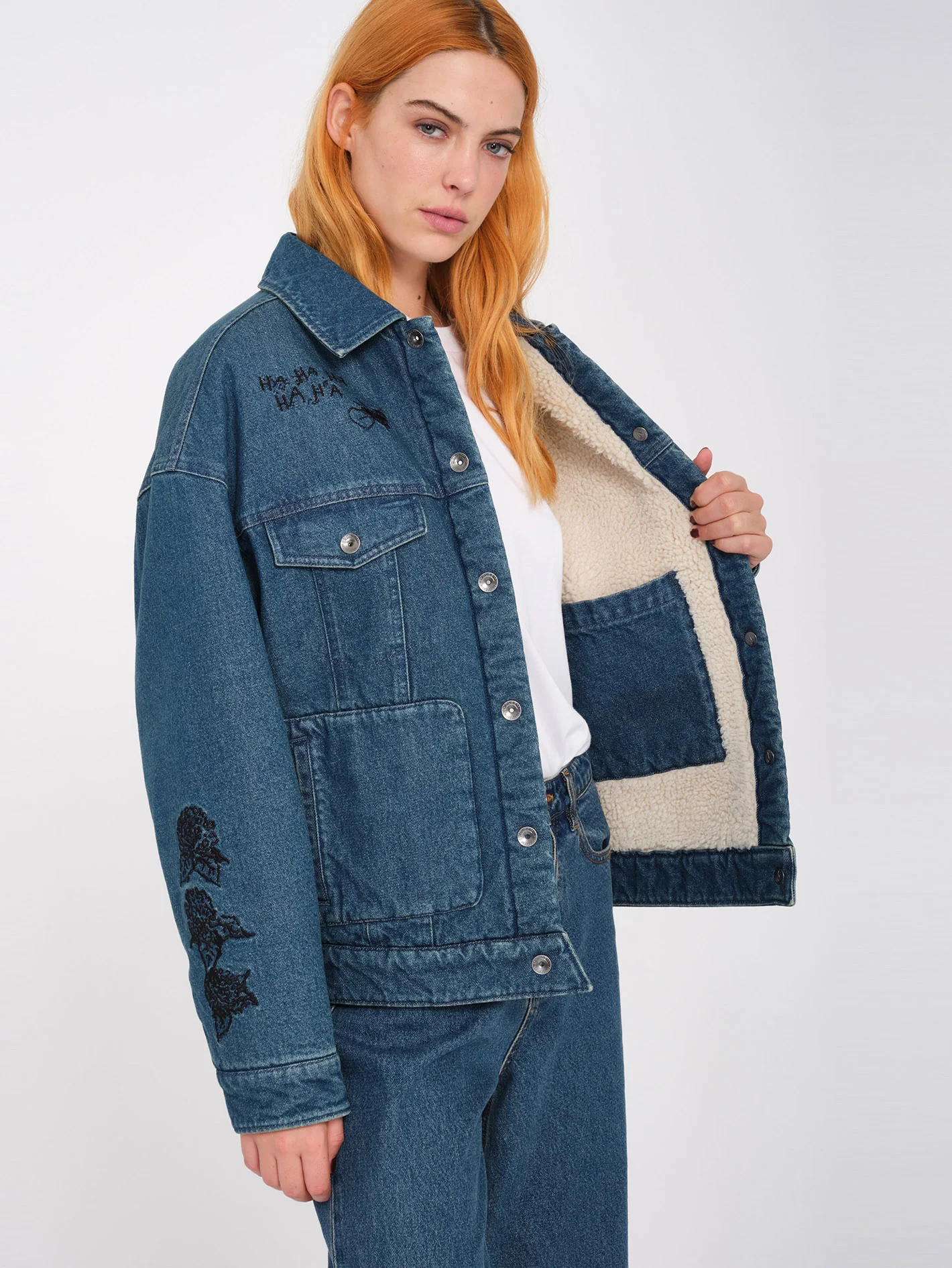 Keutchi Denim Jacket - Vintage Marbled Indigo - Image 6