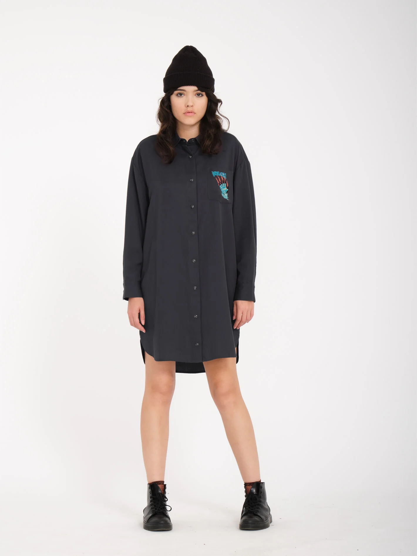 Max Sherman Dress - HEATHER BLACK - Image 4