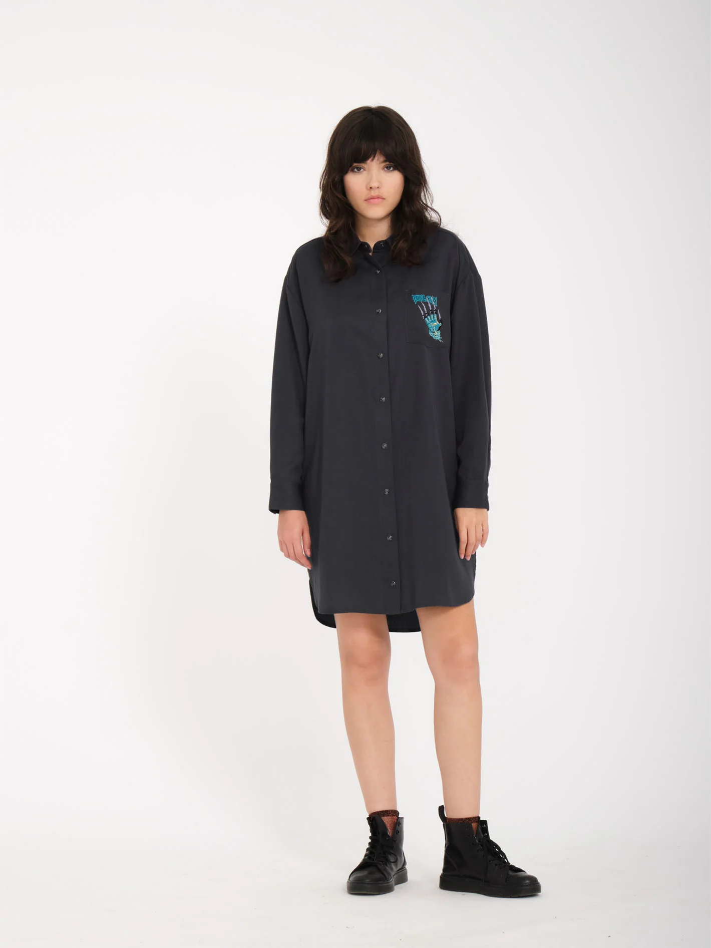 Max Sherman Dress - HEATHER BLACK - Image 5