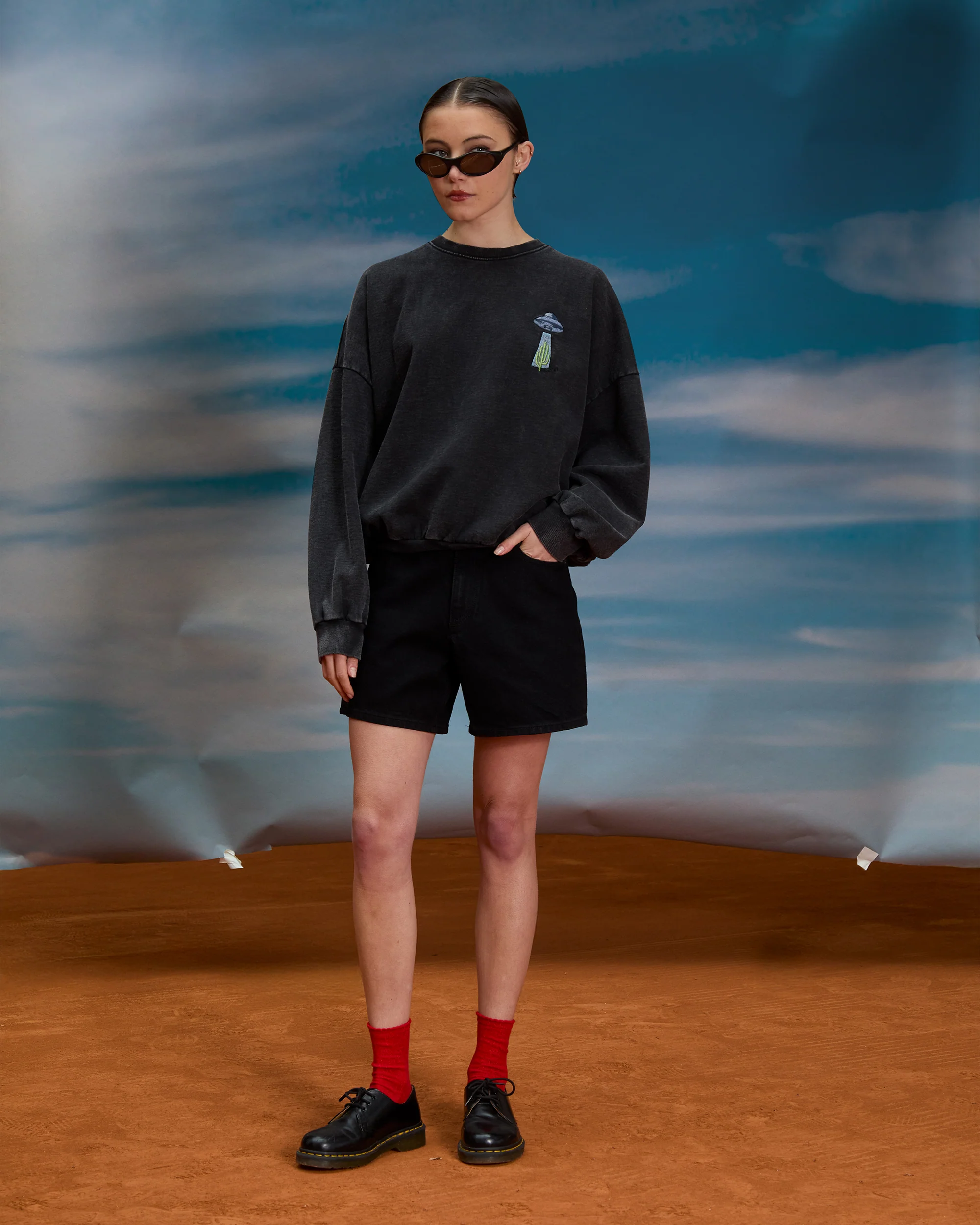 Mickey Mason Sweatshirt - Vintage Black - Image 4