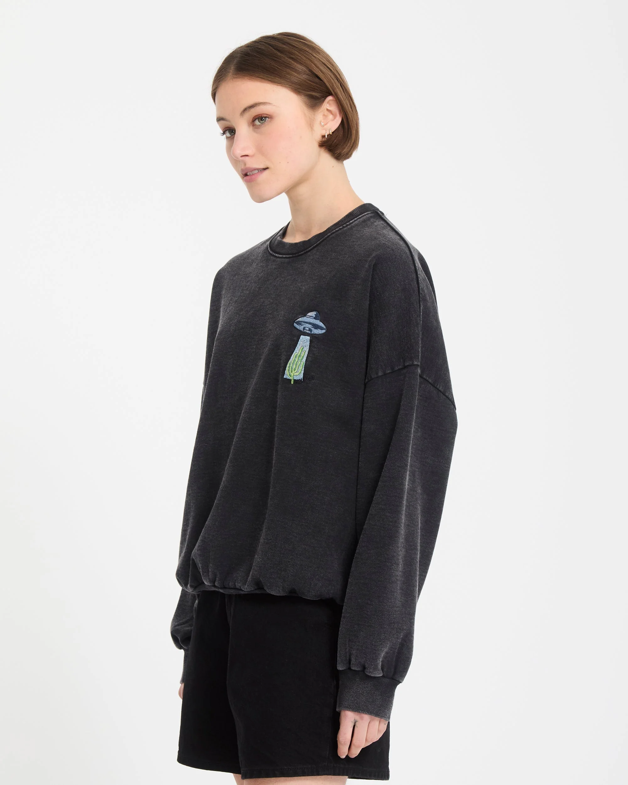 Mickey Mason Sweatshirt - Vintage Black - Image 5