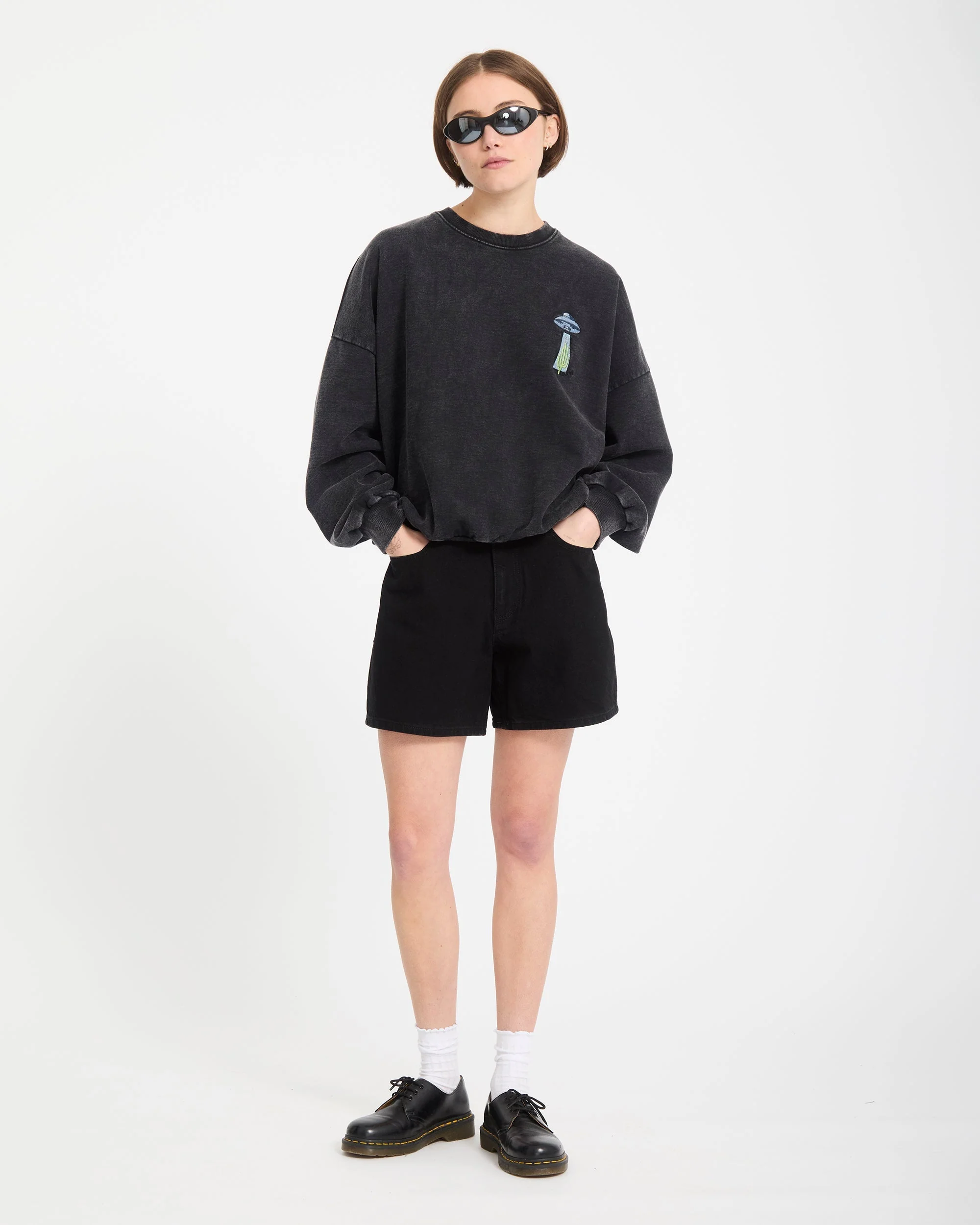 Mickey Mason Sweatshirt - Vintage Black - Image 7