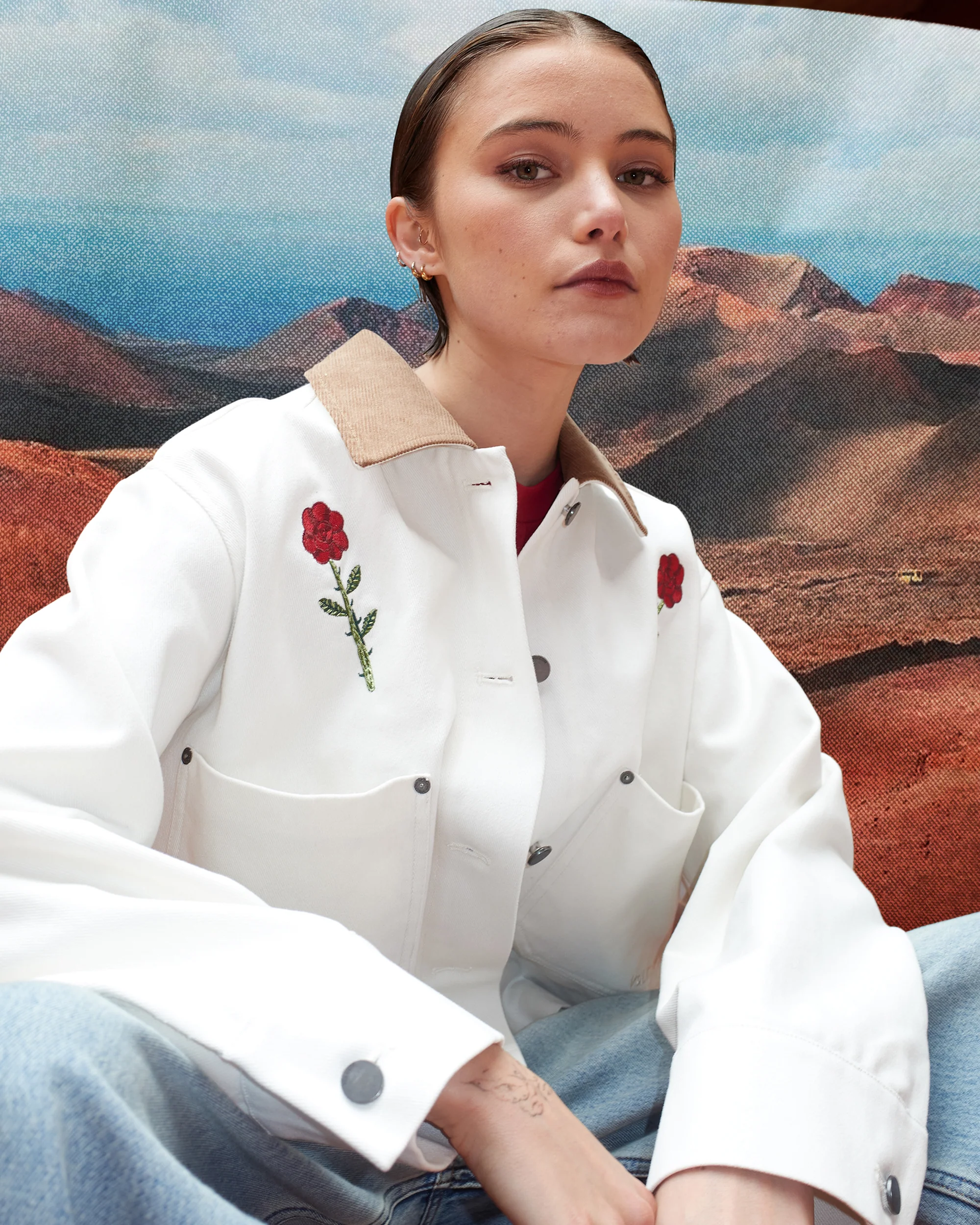 Mickey Mason Jacket - Off White - Image 6