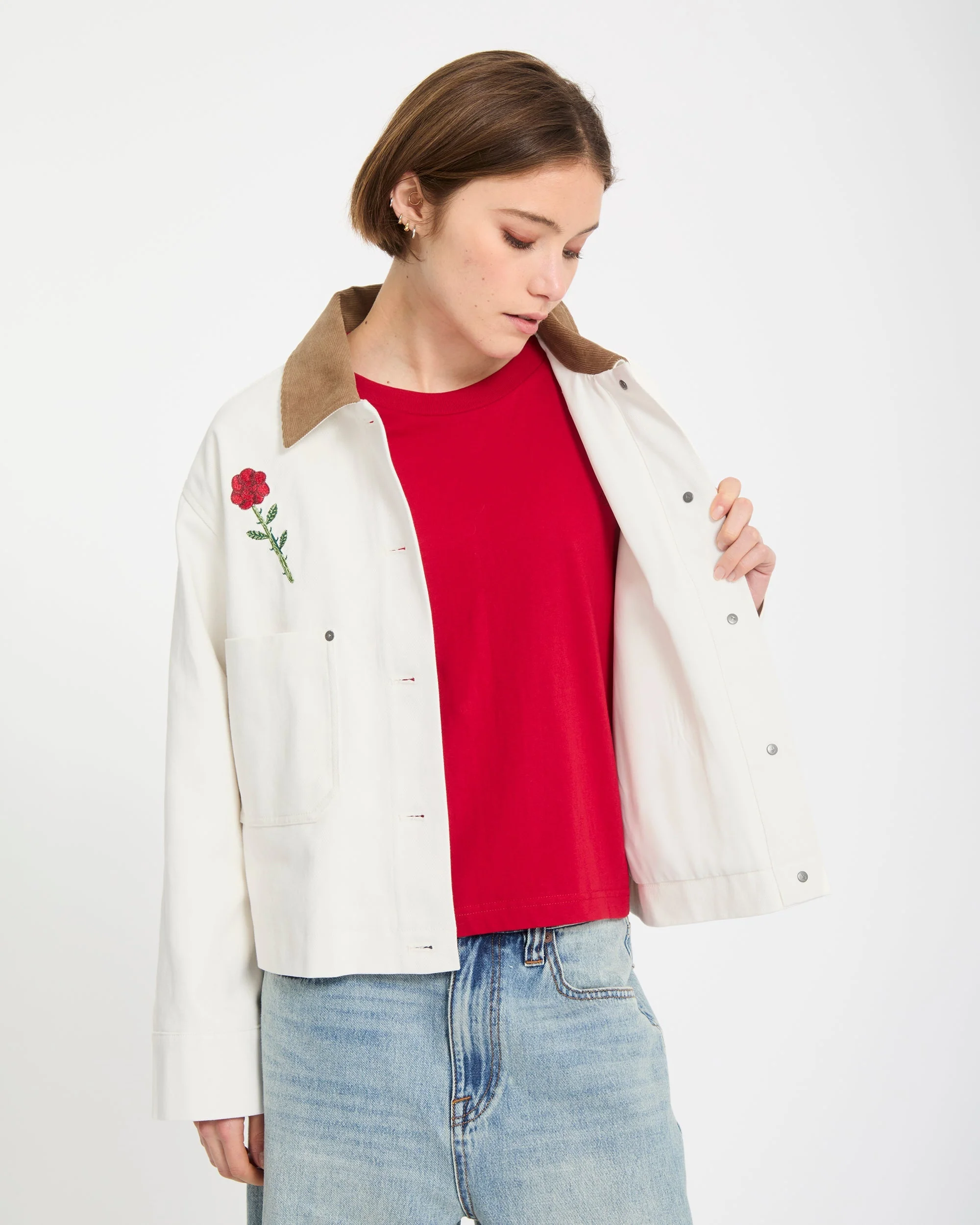 Mickey Mason Jacket - Off White - Image 8