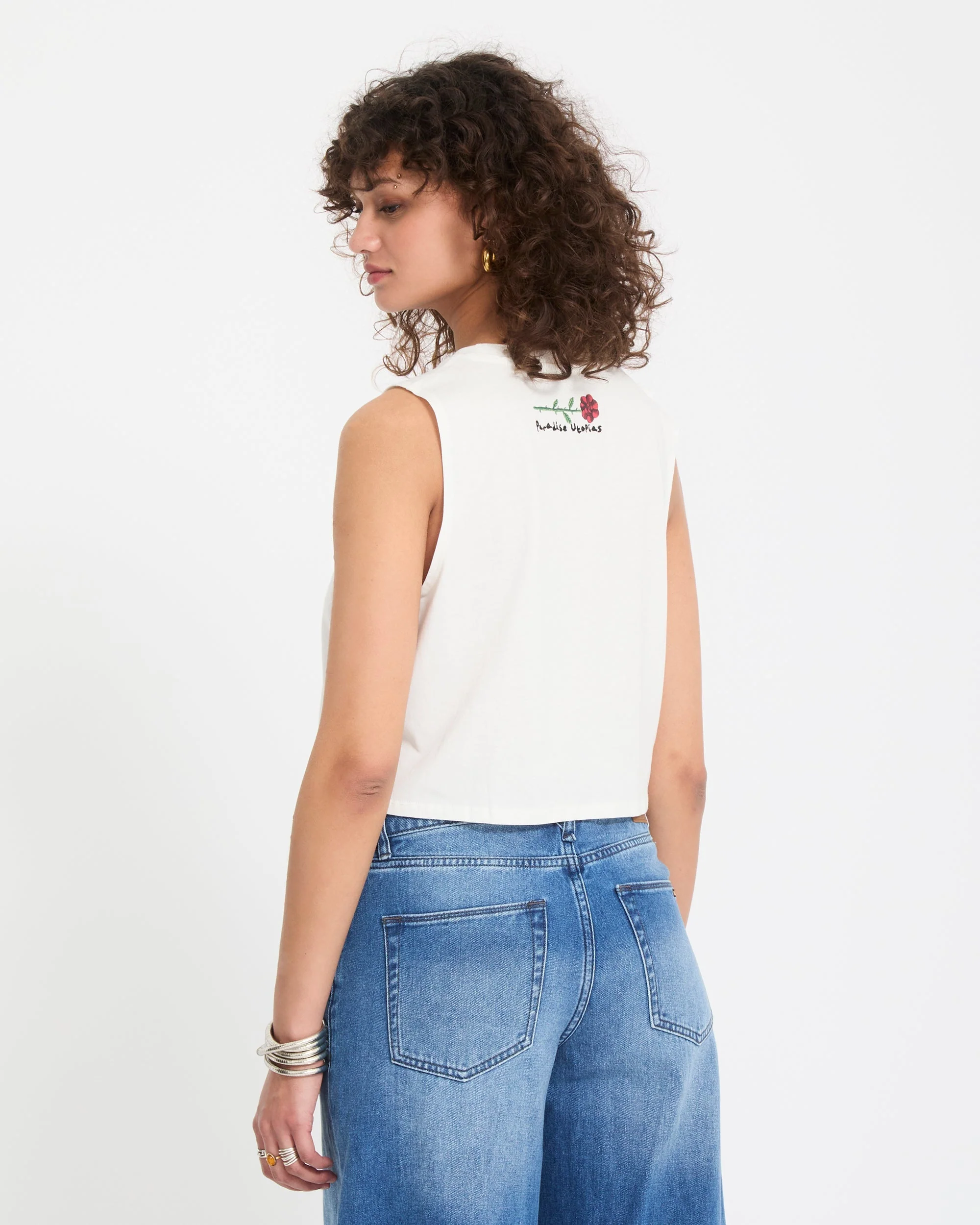 Mickey Mason Tank Top - Off White - Image 3