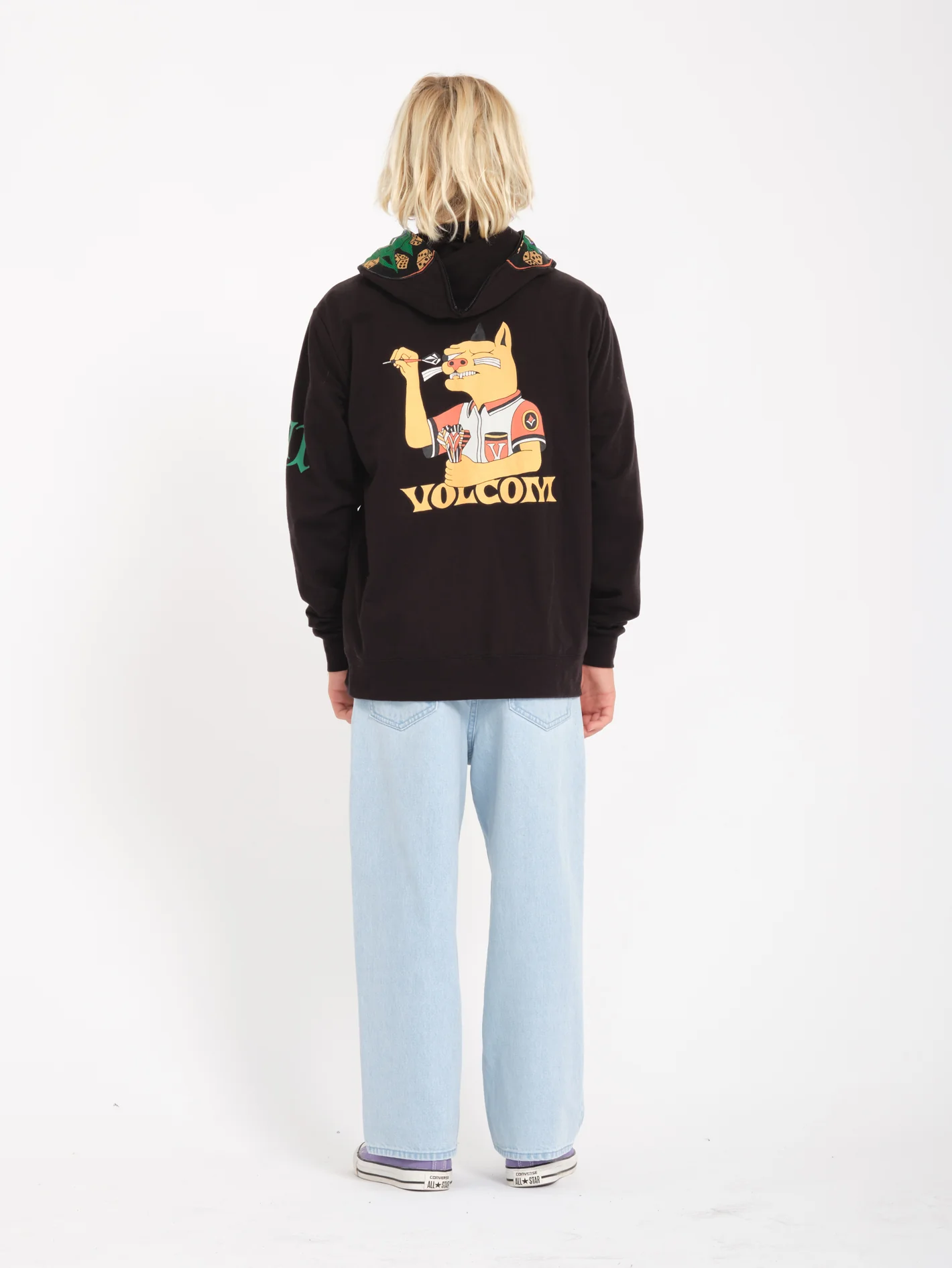 Nando Von Arb Full Zip Sweatshirt - BLACK - (KIDS)