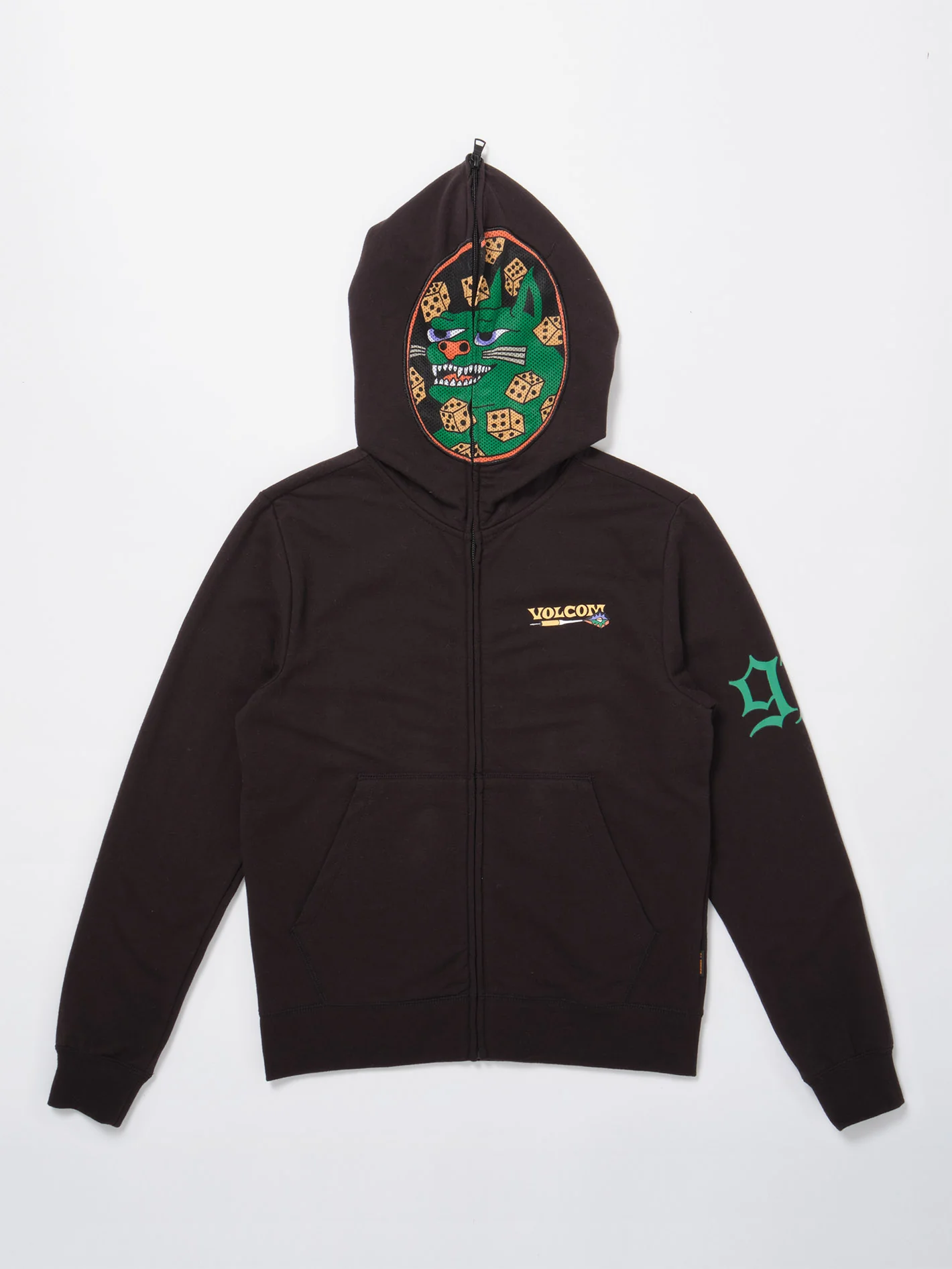 Nando Von Arb Full Zip Sweatshirt - BLACK - (KIDS) - Image 4