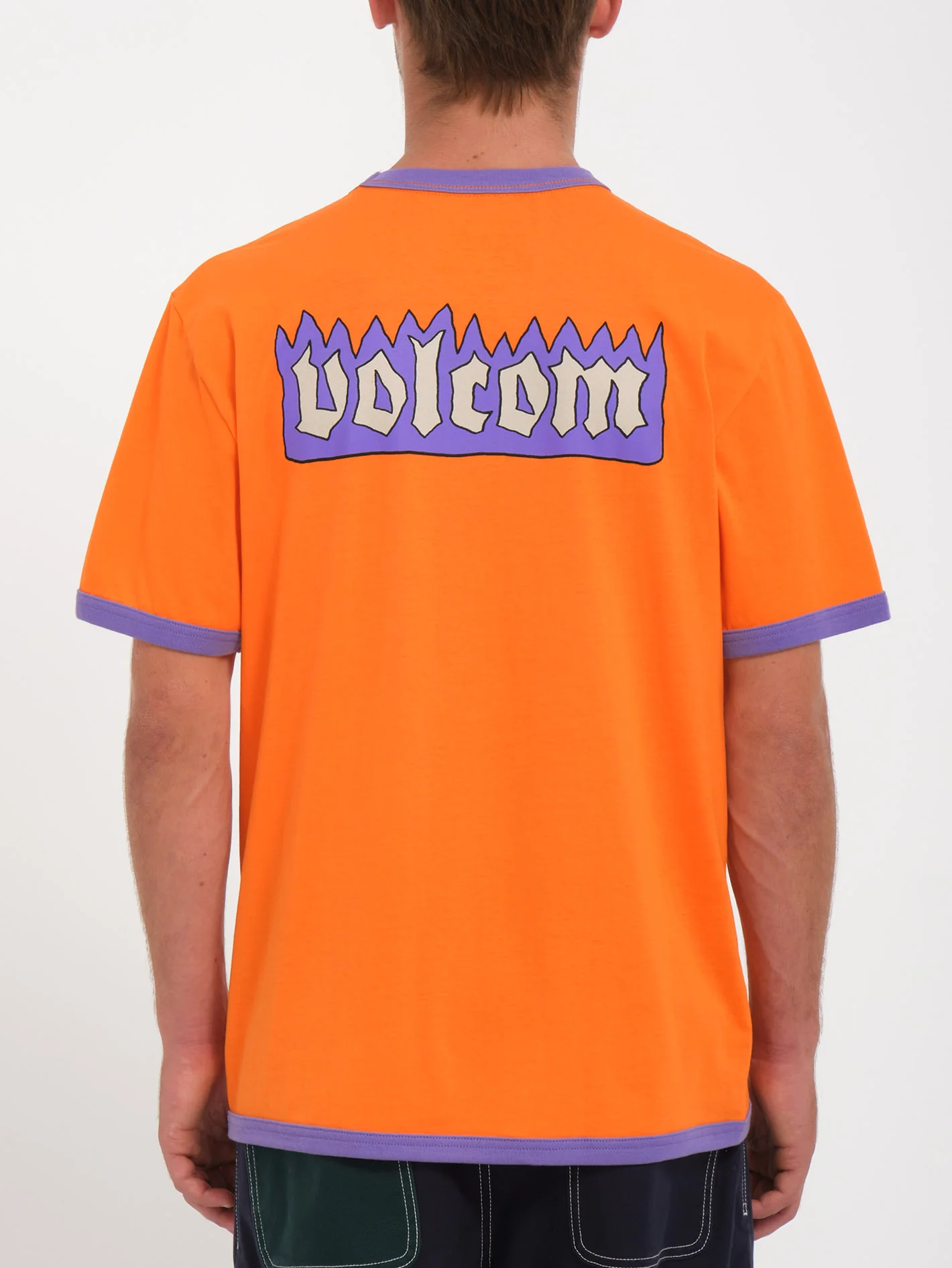 Nando Von Arb Ringer T-shirt - CARROT - Image 3
