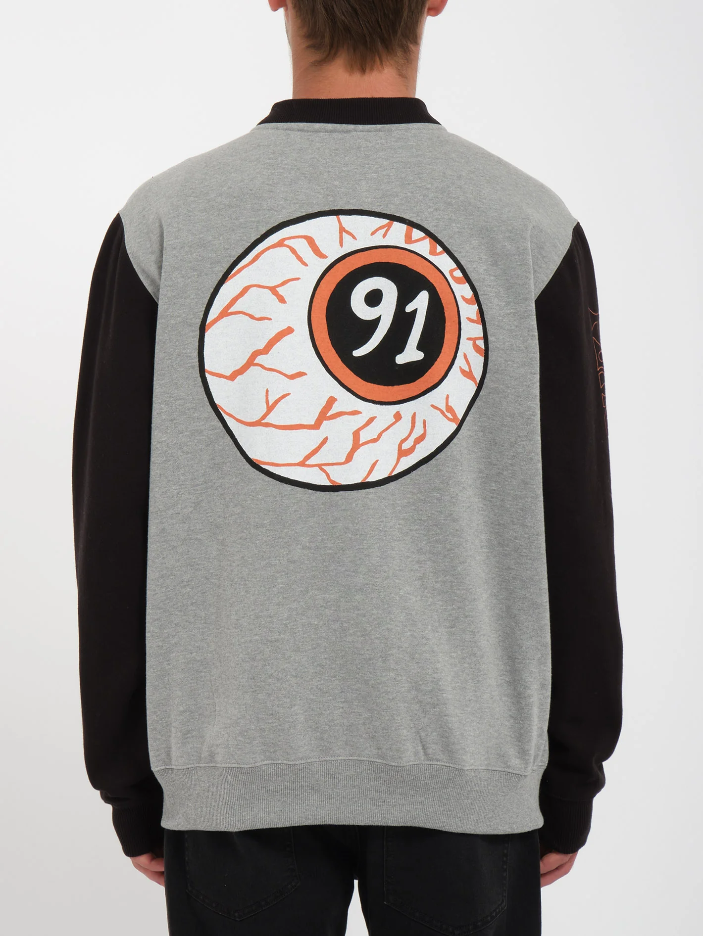 Nando Von Arb Zip Sweatshirt - HEATHER GREY - Image 2
