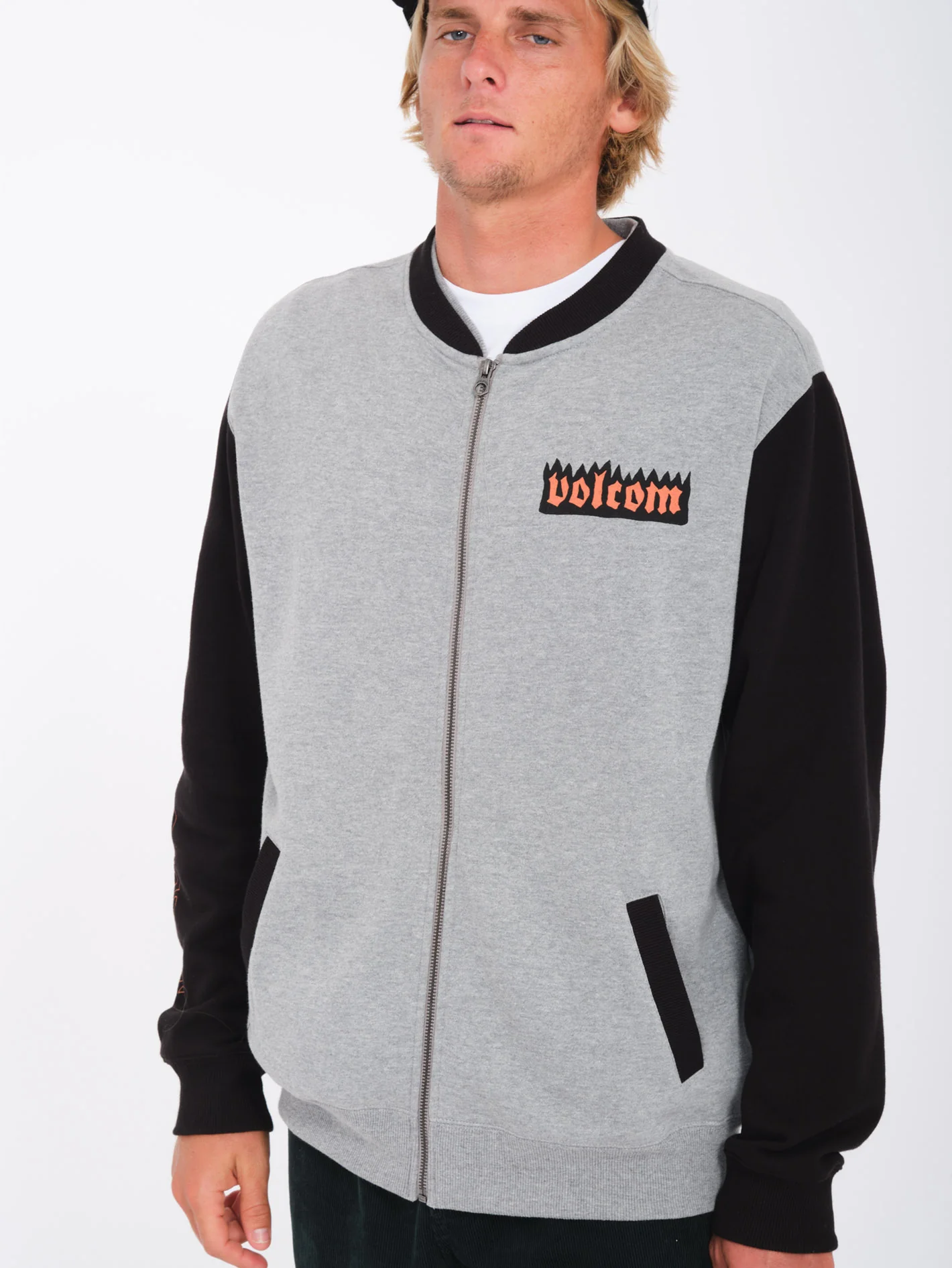 Nando Von Arb Zip Sweatshirt - HEATHER GREY - Image 7