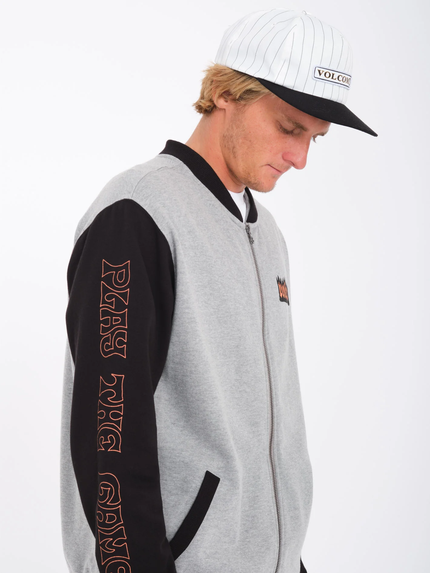 Nando Von Arb Zip Sweatshirt - HEATHER GREY - Image 8
