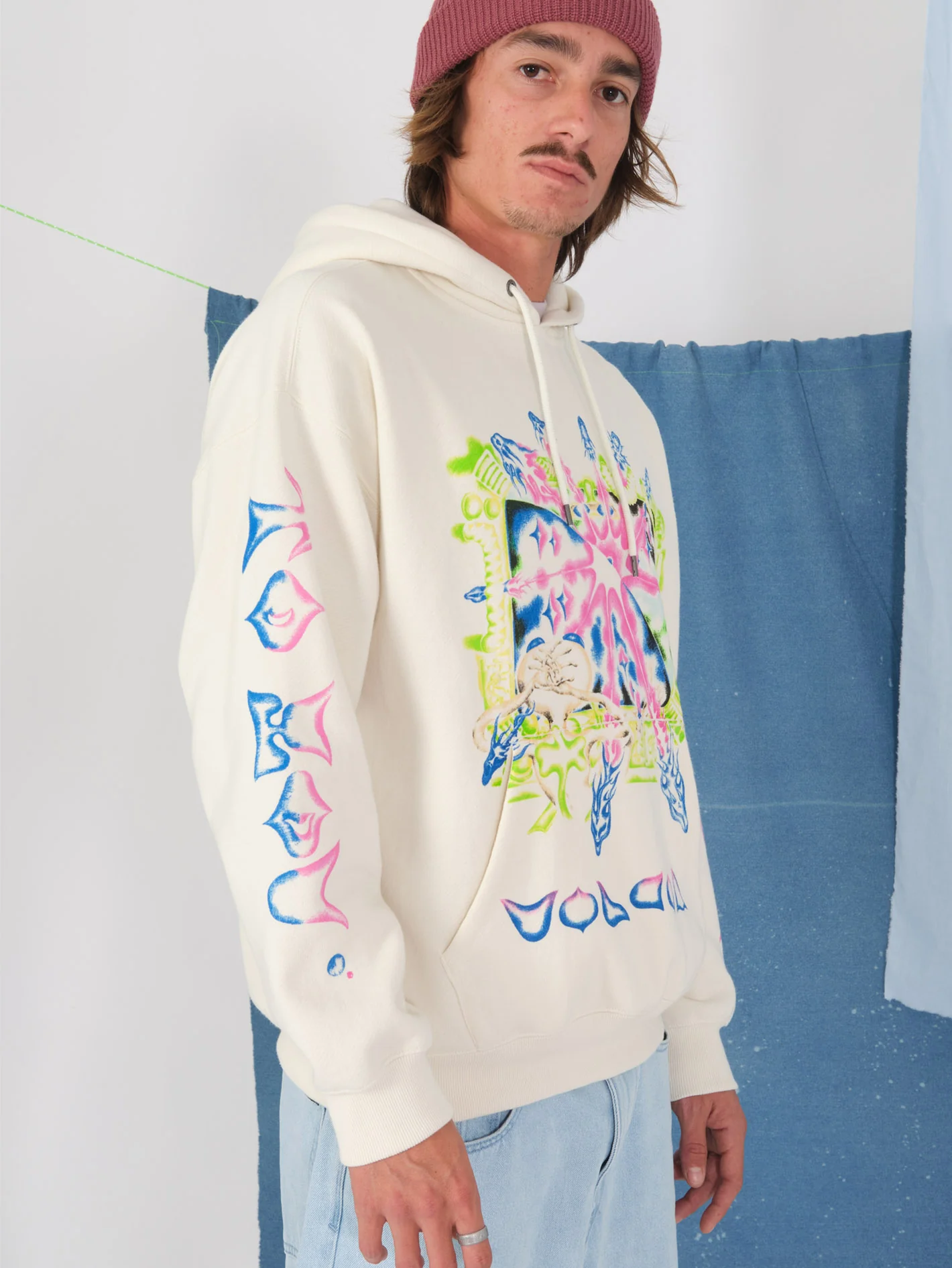 Sam Ryser Hoodie - OFF WHITE - Image 4
