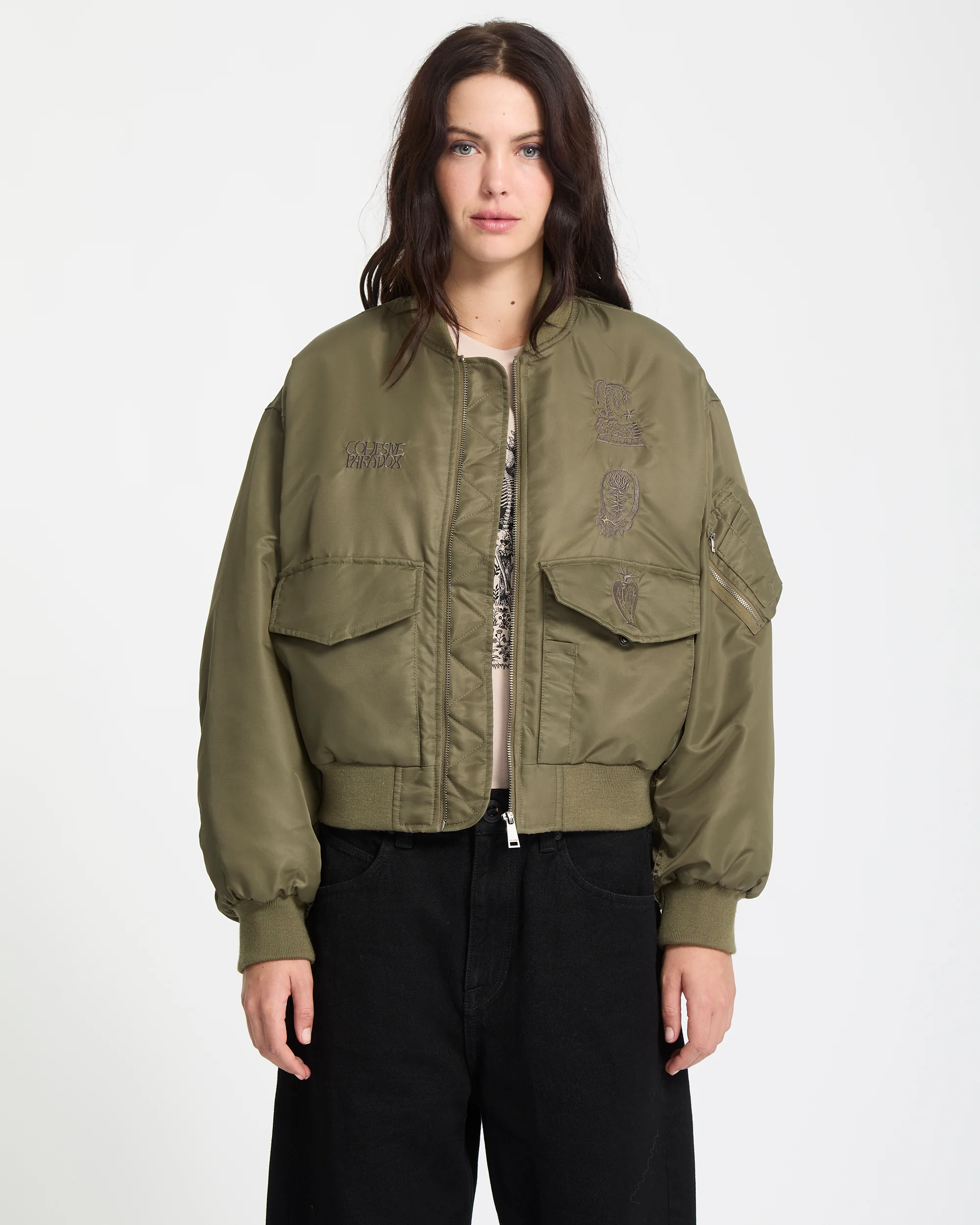 Vaderetro Bomber Jacket - Wintermoss