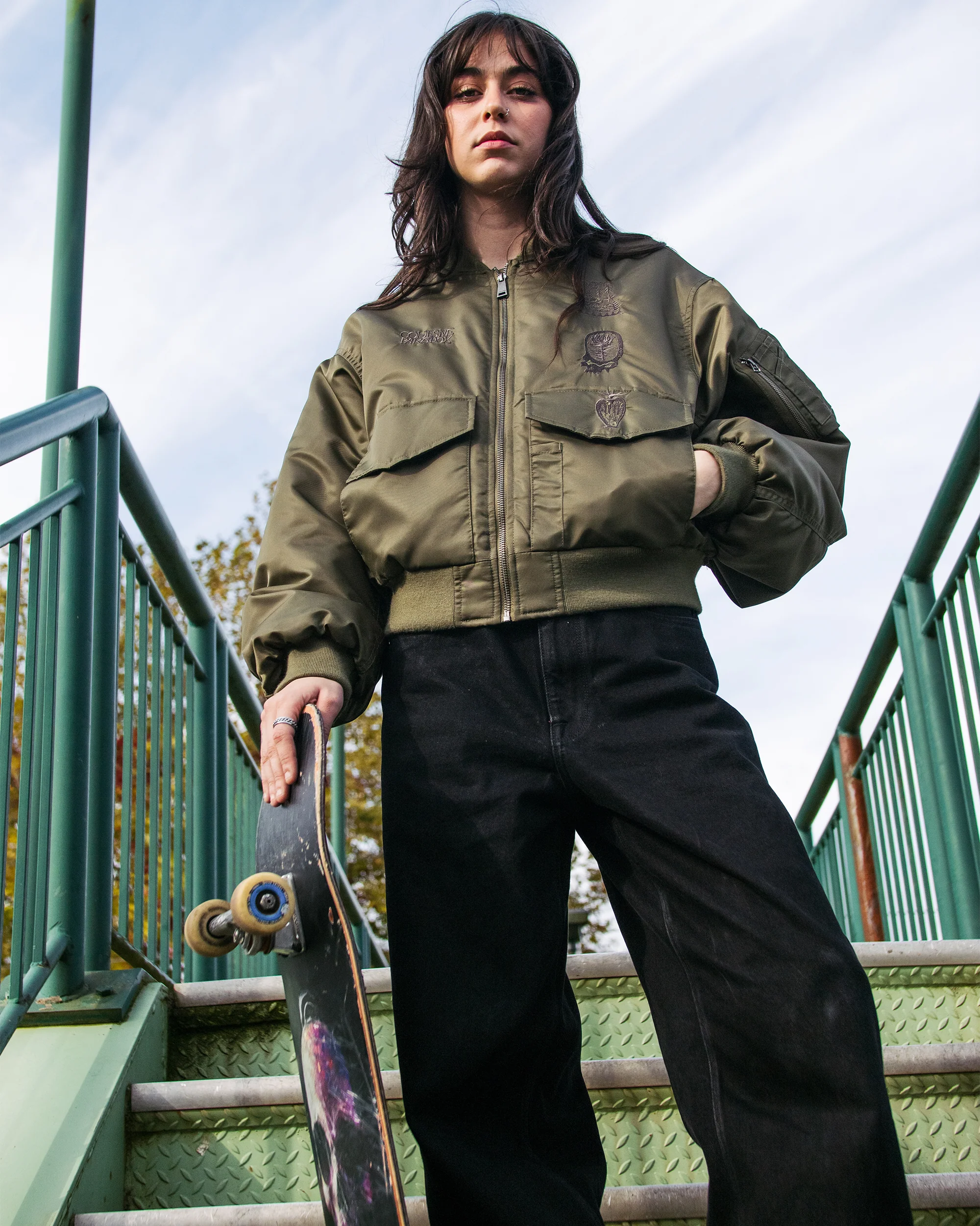 Vaderetro Bomber Jacket - Wintermoss - Image 4