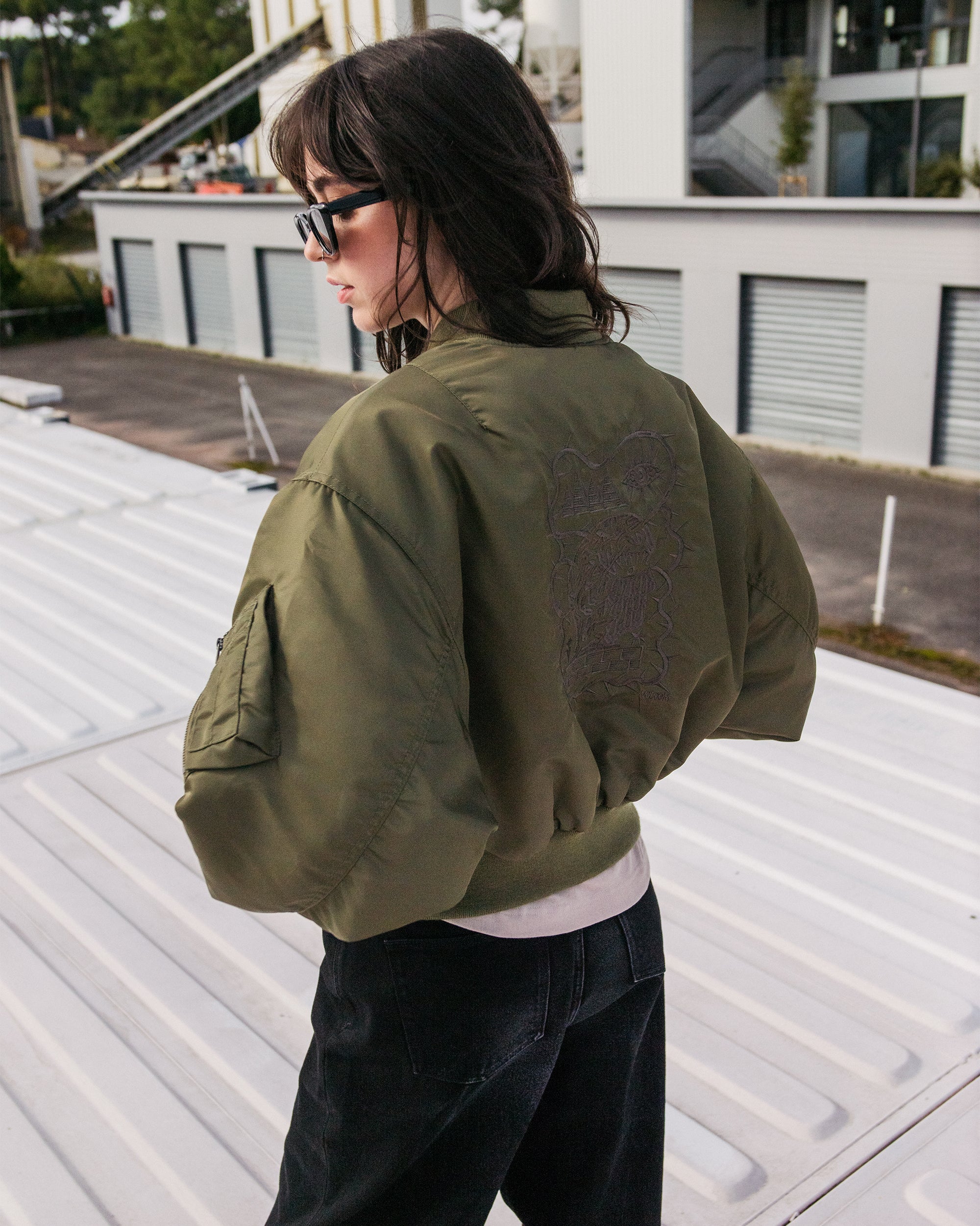 Vaderetro Bomber Jacket - Wintermoss - Image 5